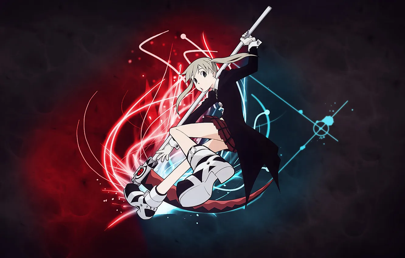 Photo wallpaper Maka, Soul Eater, death scythe