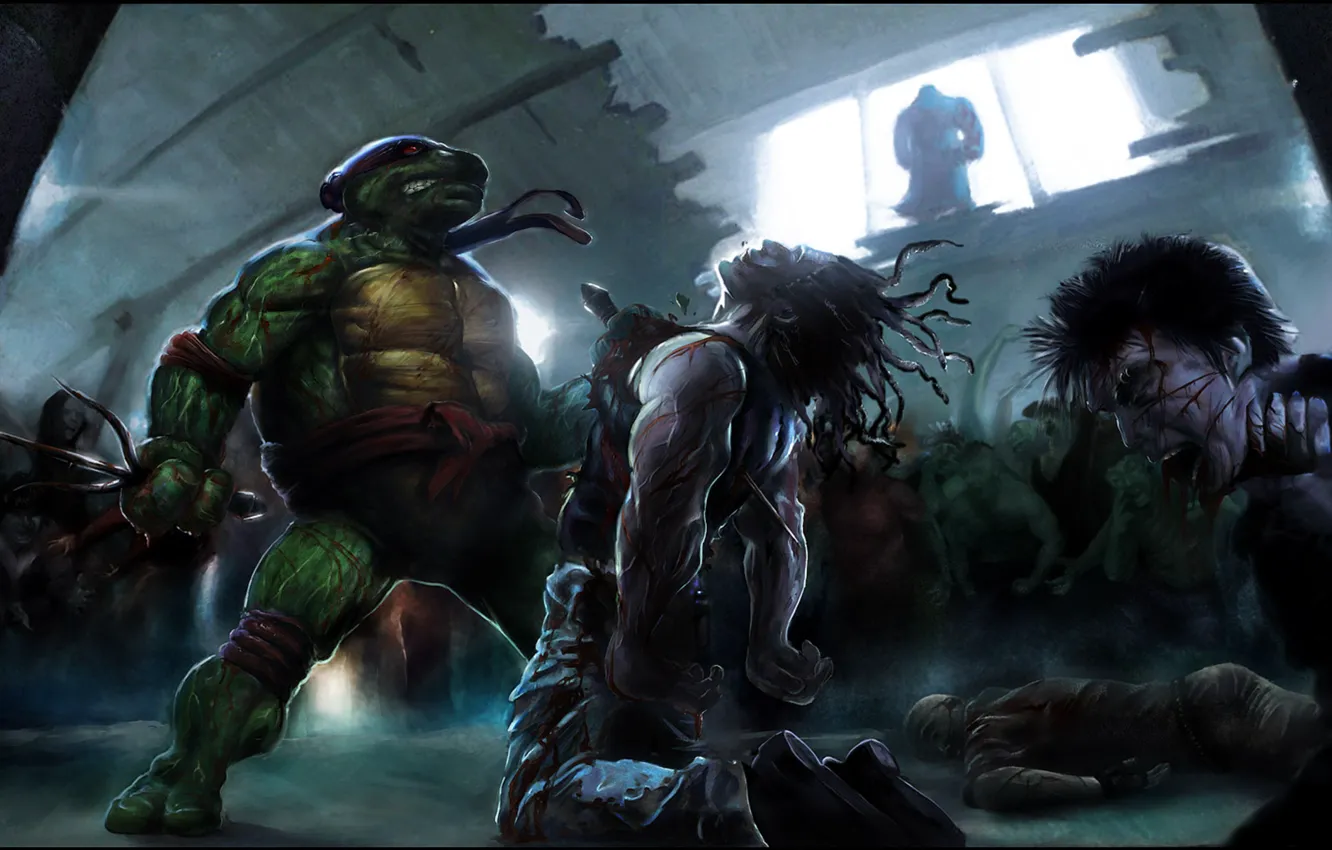 Photo wallpaper Teenage mutant ninja turtles, NINJA TURTLES, Rafael