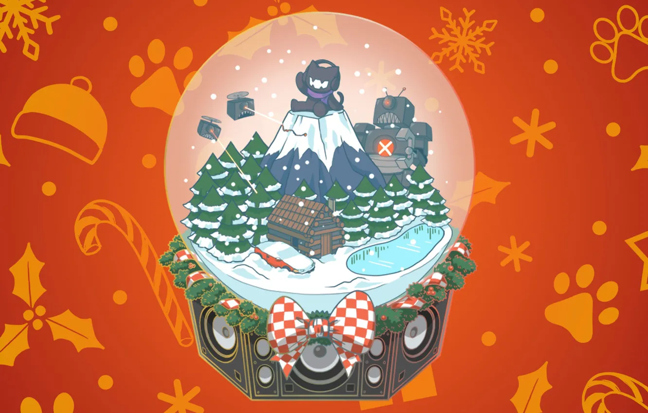 Photo wallpaper Music, Cover, Monstercat, FWLR, Deck The Halls (Time To Die)