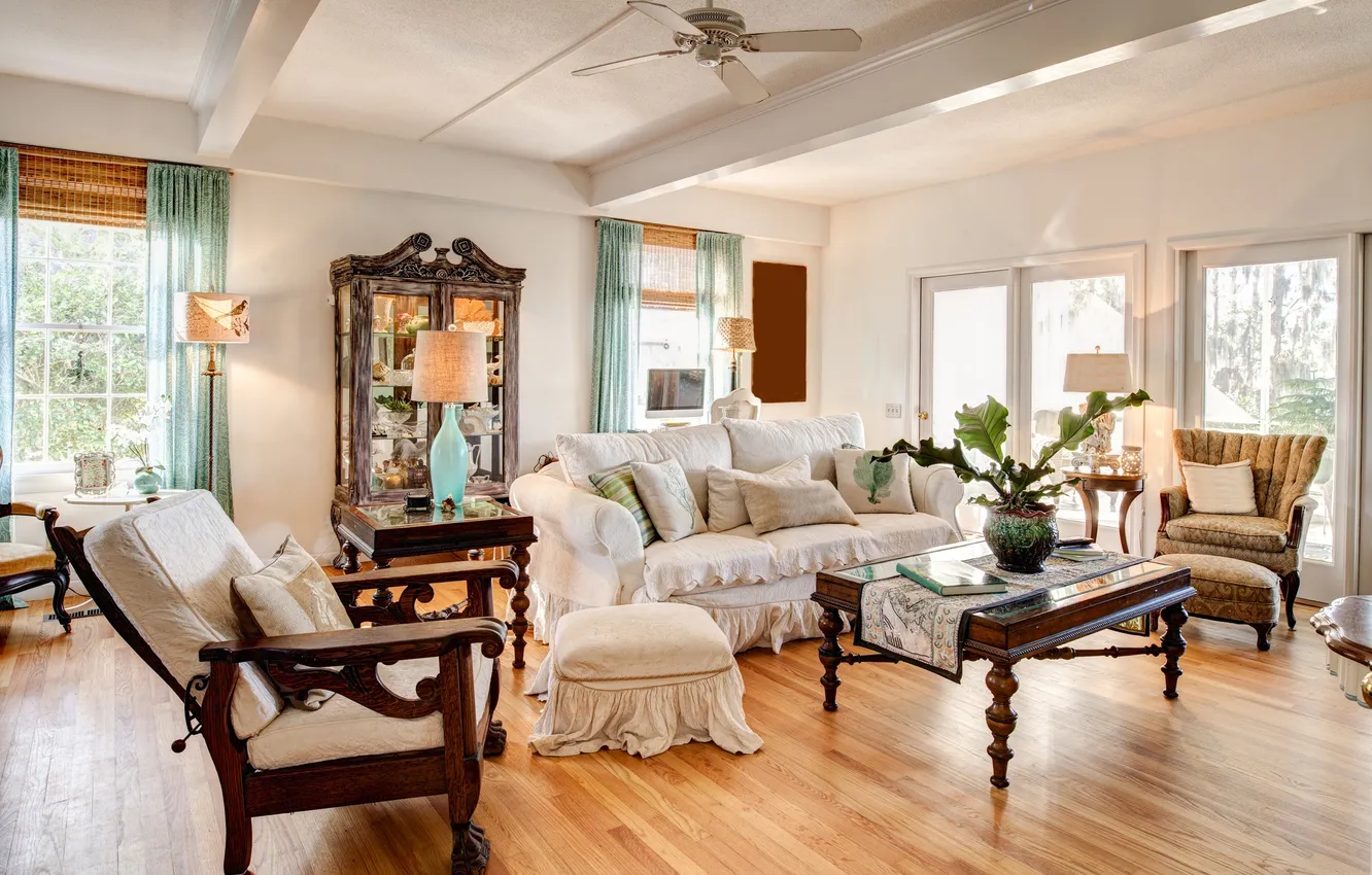 Photo wallpaper light, modern, new, interior, luxury, living, natural, livingroom