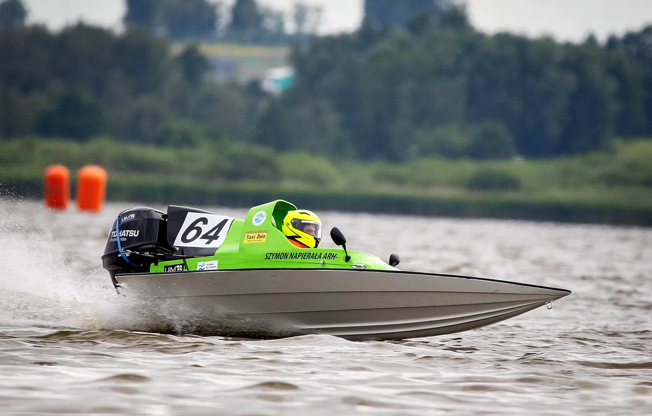Photo wallpaper race, boat, speed
