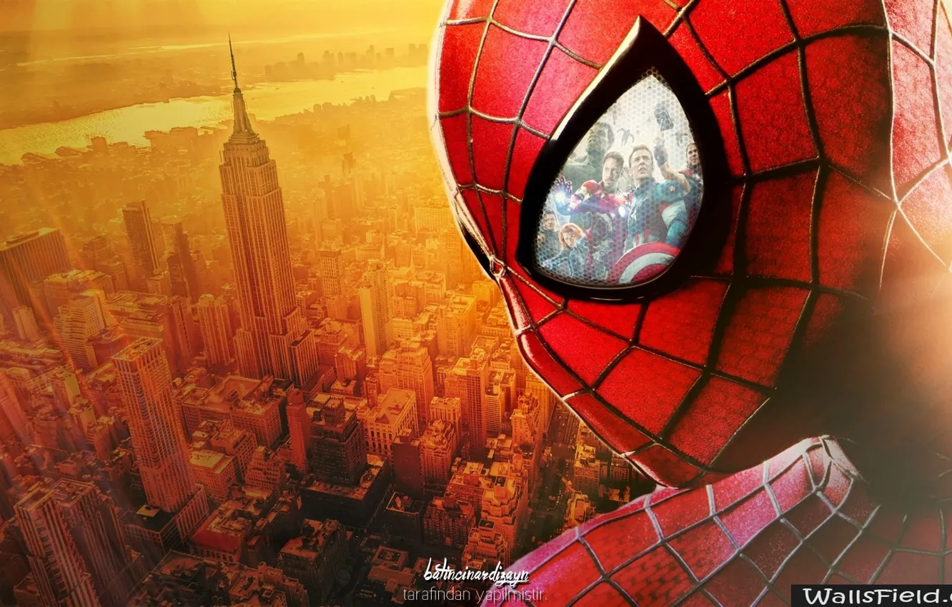 Photo wallpaper spider man, avengers, the amazing spider-man, high voltage, the amazing spider man 2
