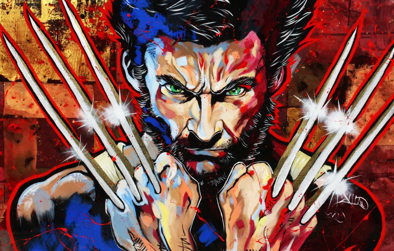 Photo wallpaper Wolverine, Logan, power