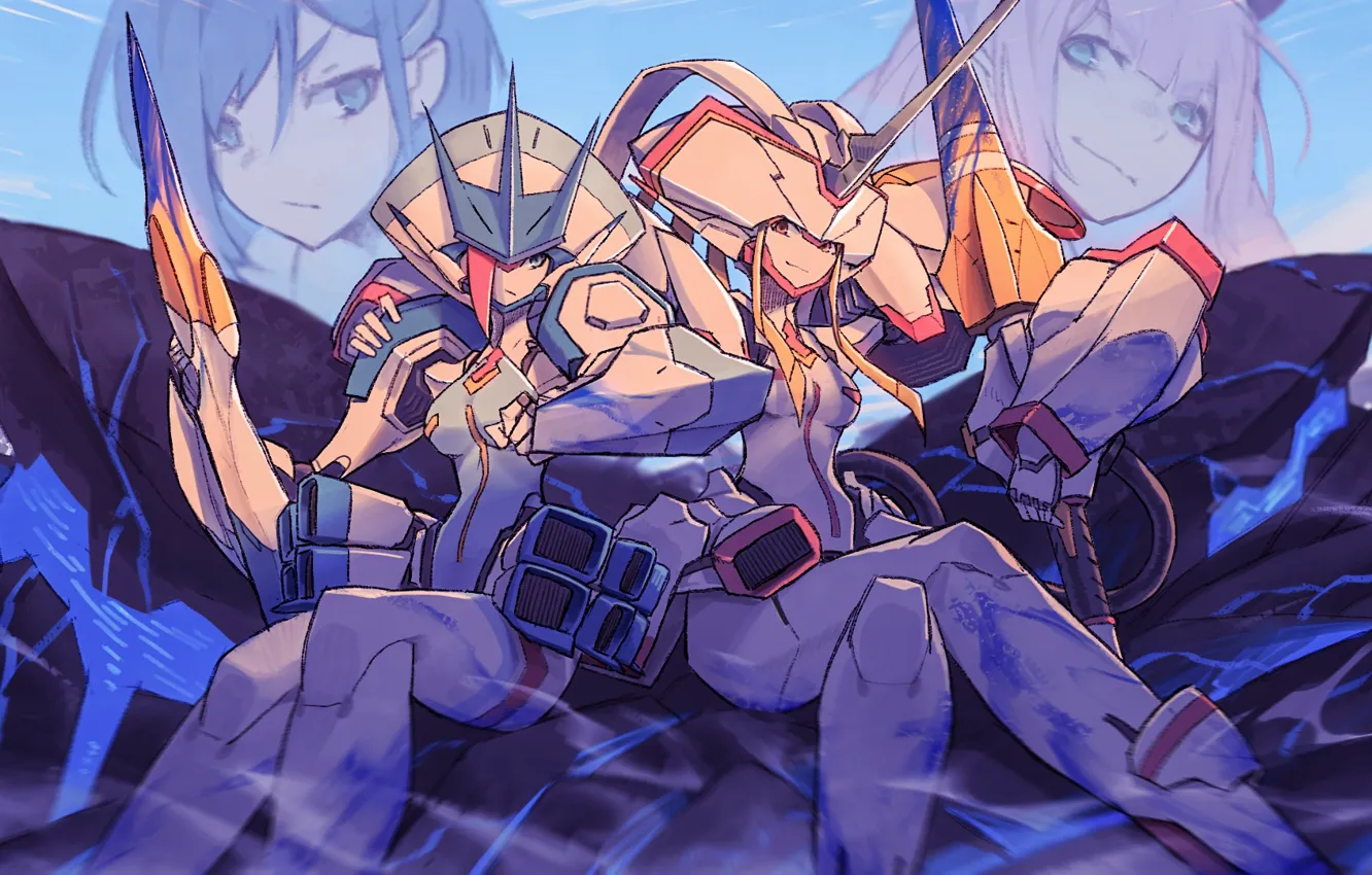 Photo wallpaper Darling In The Frankxx, Cute in France, Franks