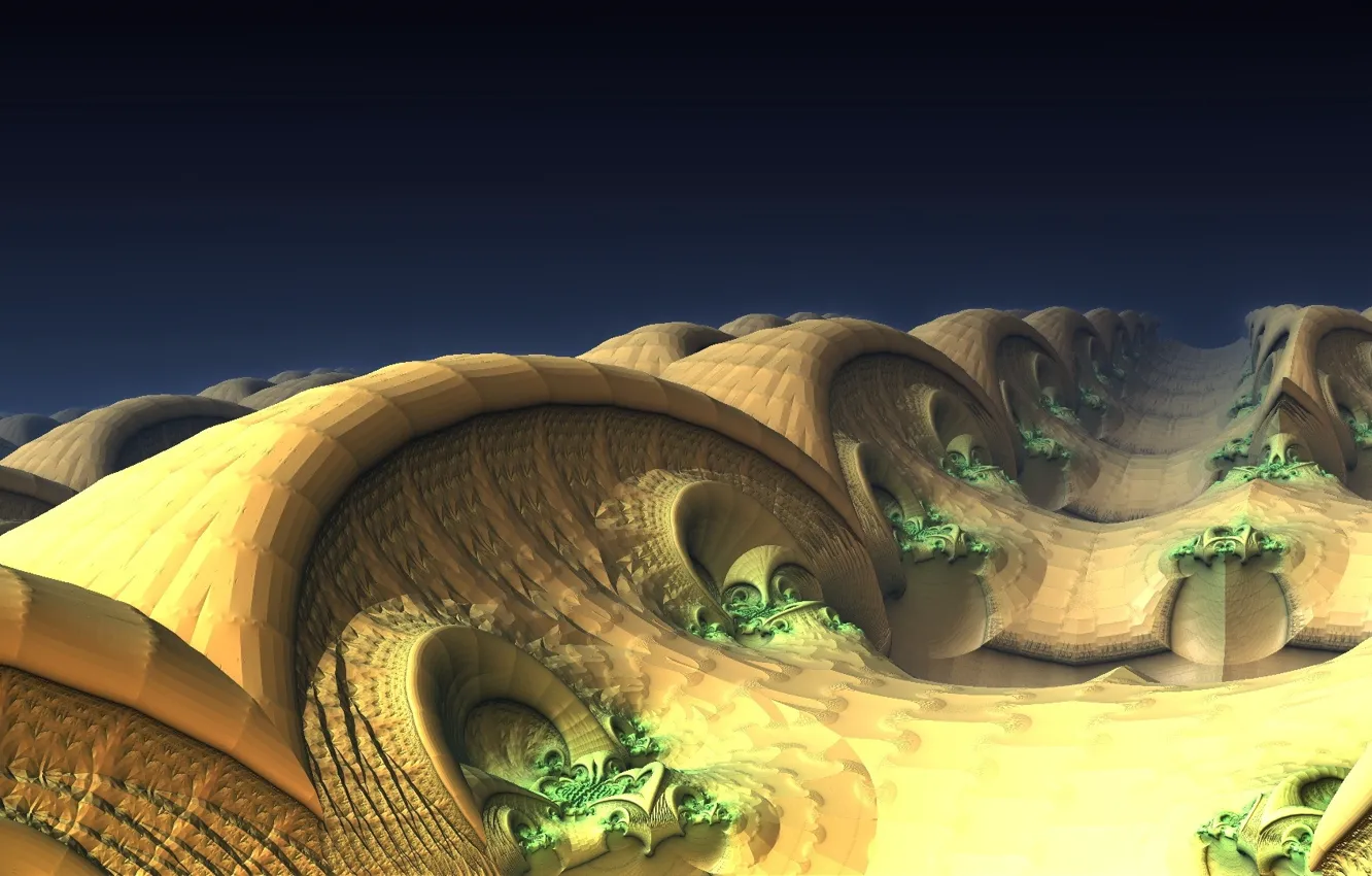 Photo wallpaper abstraction, background, form, Fractal