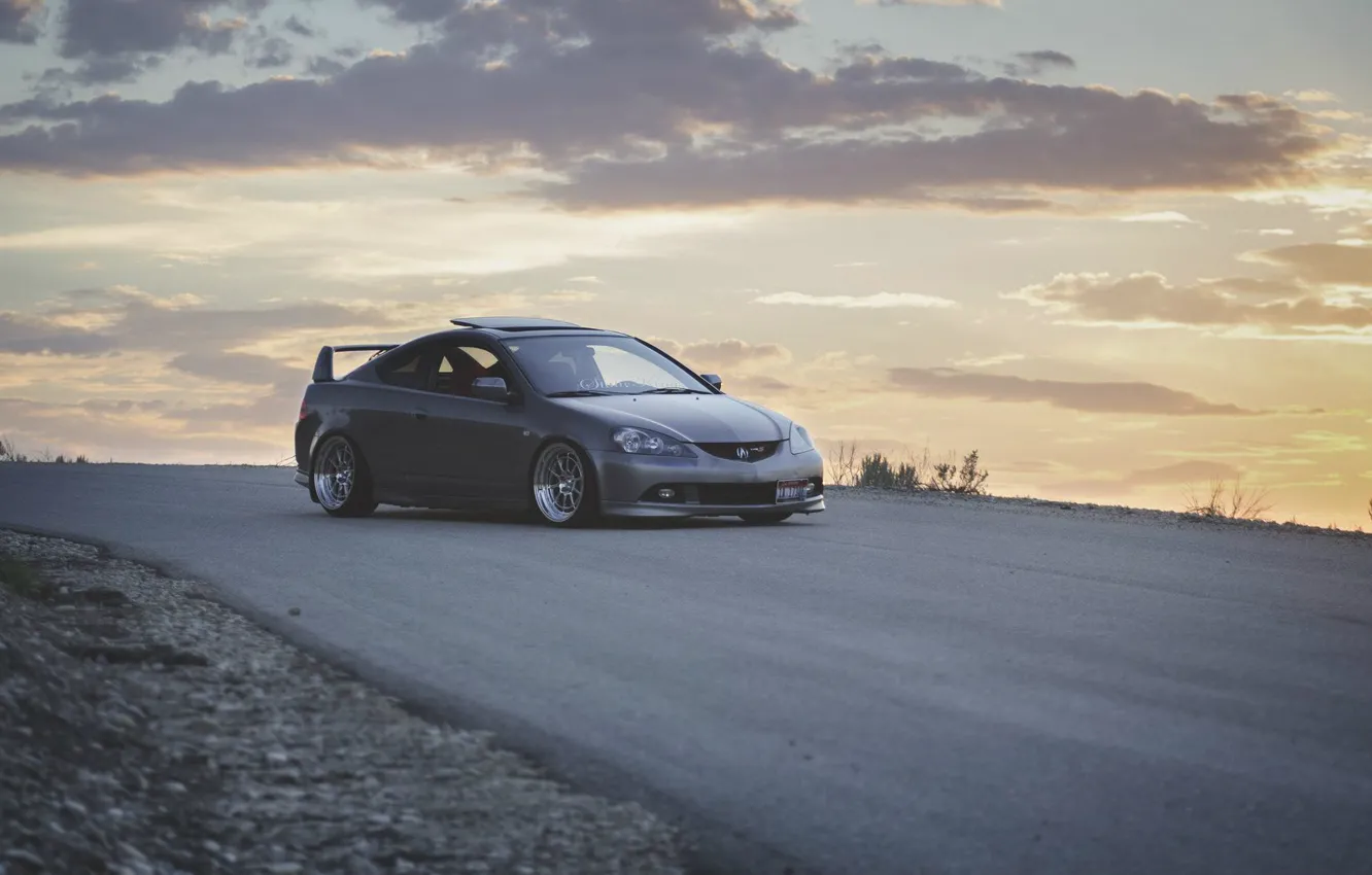 Photo wallpaper Japan, Honda, Front, Honda, tuning, face, Type S, low