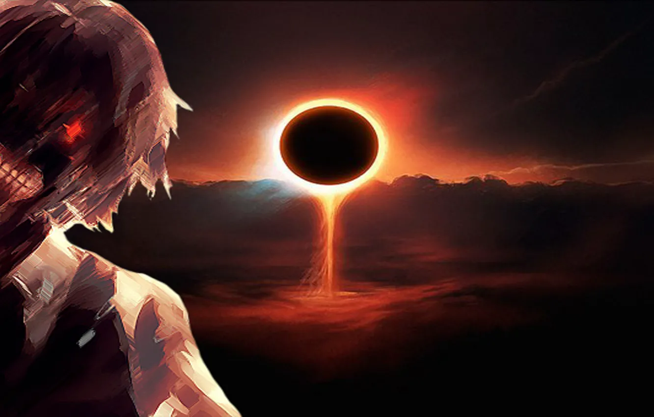 Photo wallpaper eyes, monster, Tokyo Ghoul