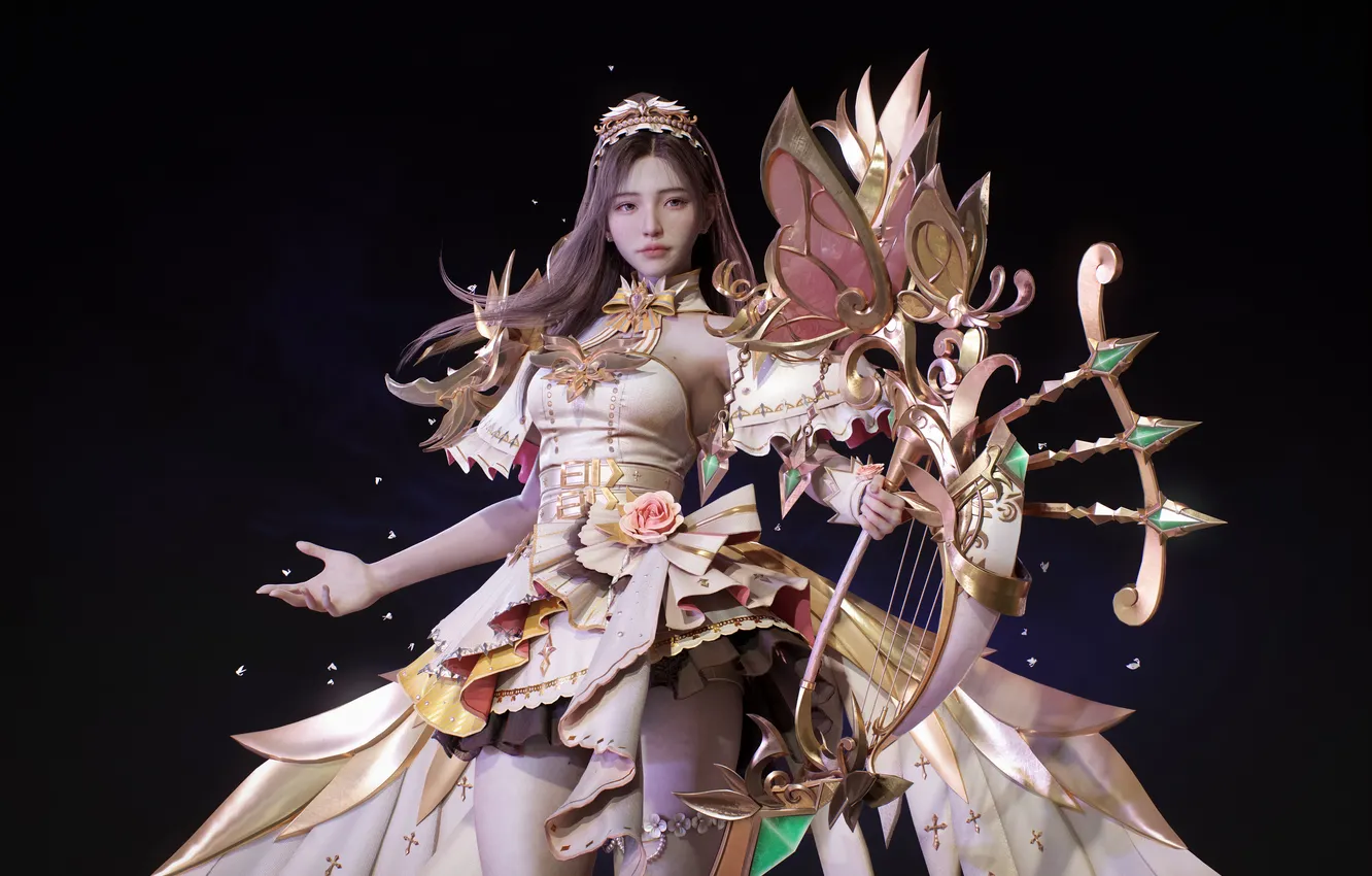 Photo wallpaper girl, art, Bard, Jo Jehyun