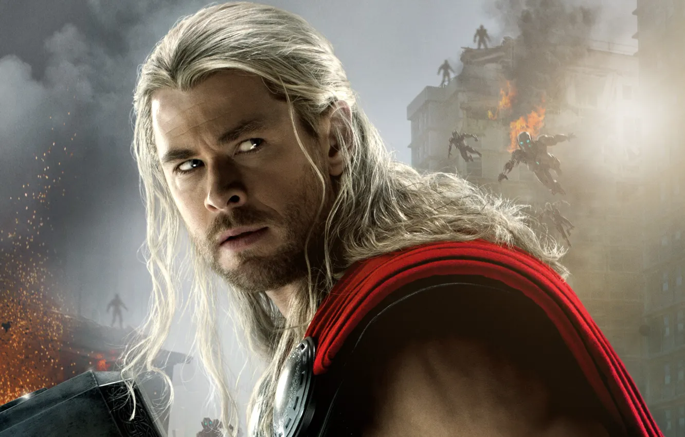 Photo wallpaper comic, Thor, Chris Hemsworth, Chris Hemsworth, Avengers: Age of Ultron, The Avengers: Age Of Ultron