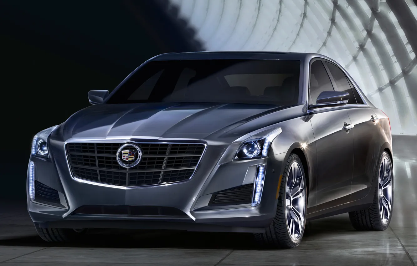 Photo wallpaper Wallpaper, Cadillac, CTS, car, the front