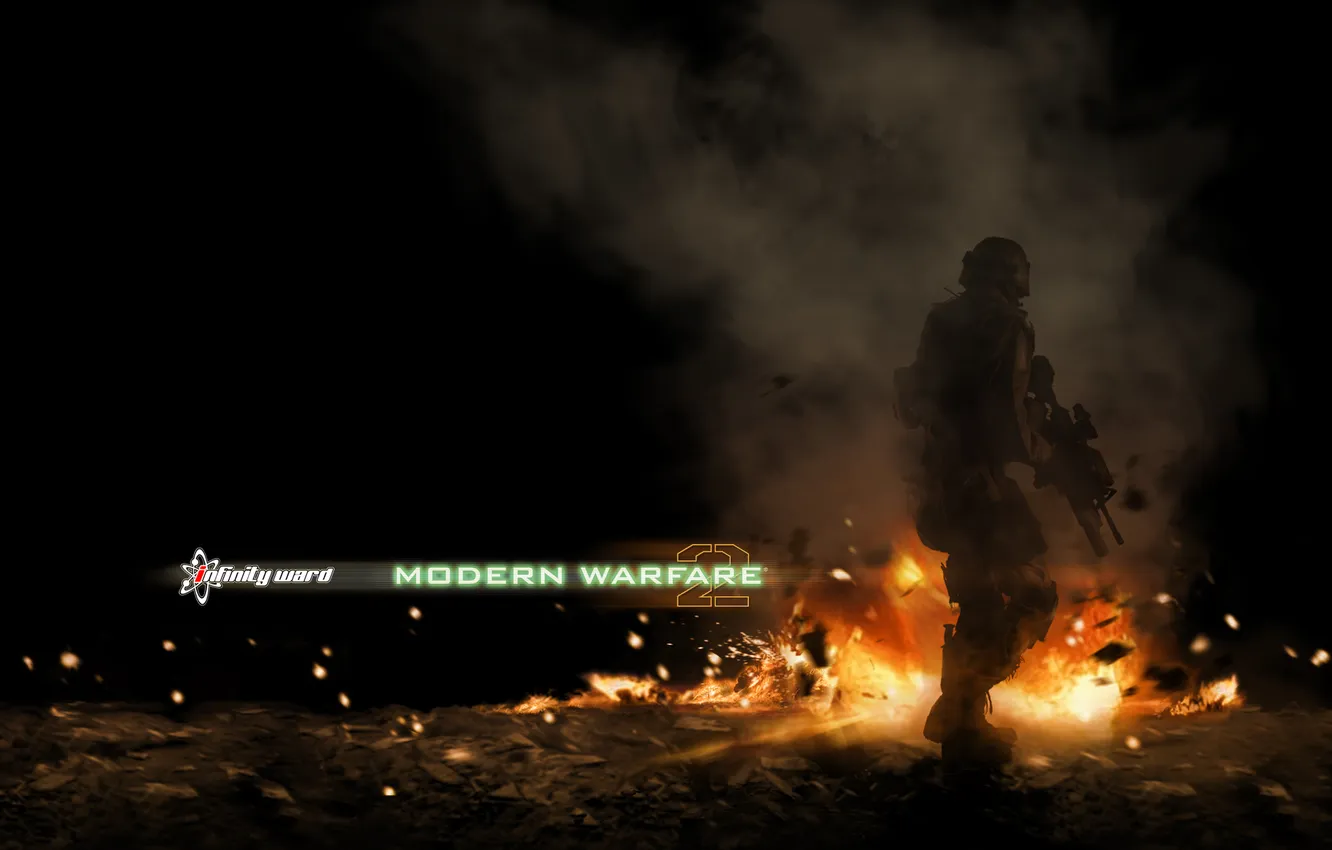 Photo wallpaper soldiers, Call of Duty, cod, modern warfare