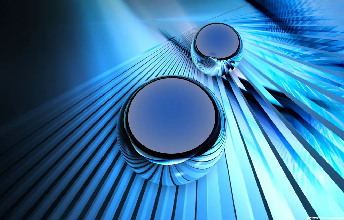 Photo wallpaper balls, race, The Race