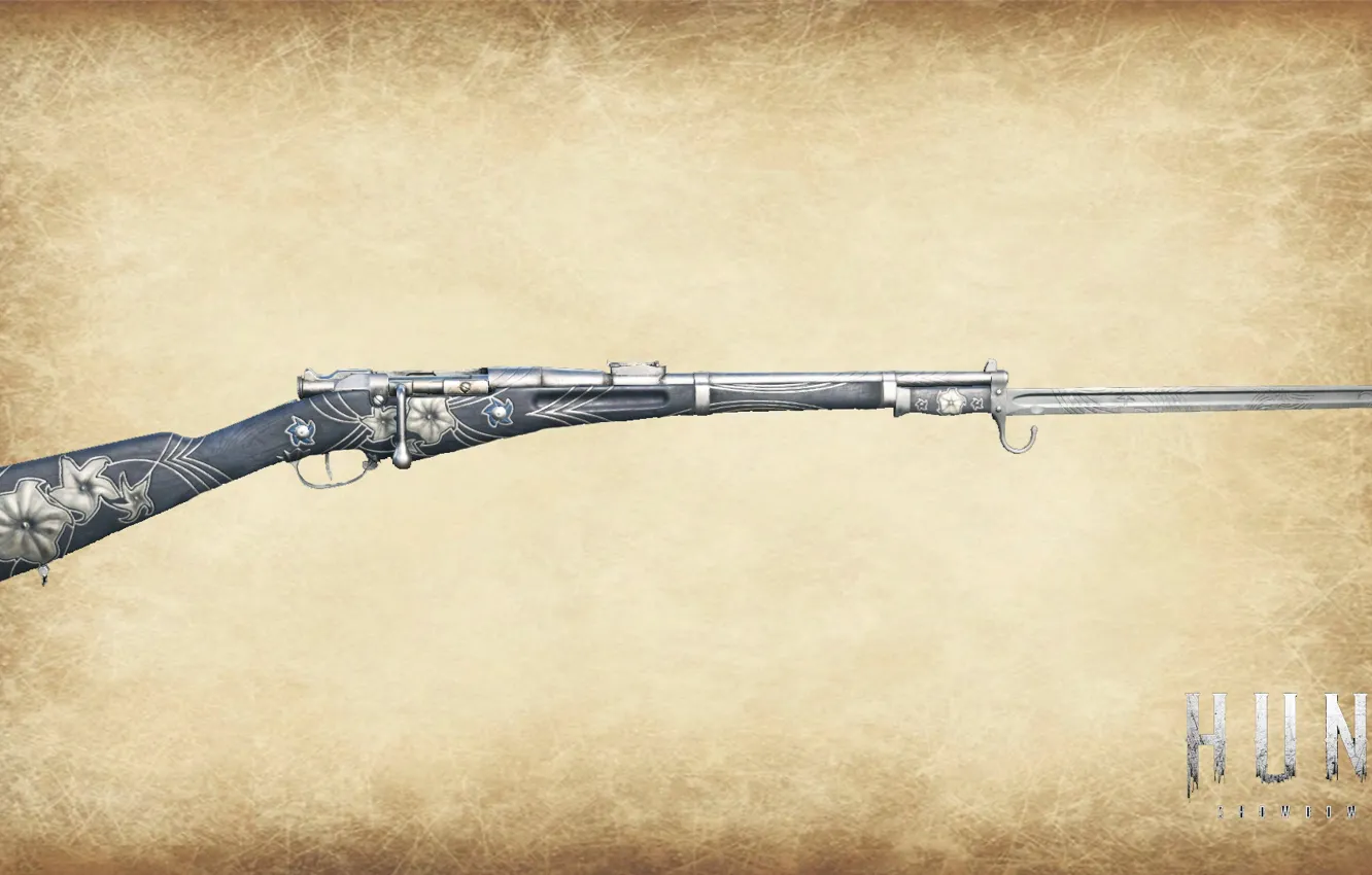 Photo wallpaper rifle, bayonet, skin, Hunt: Showdown