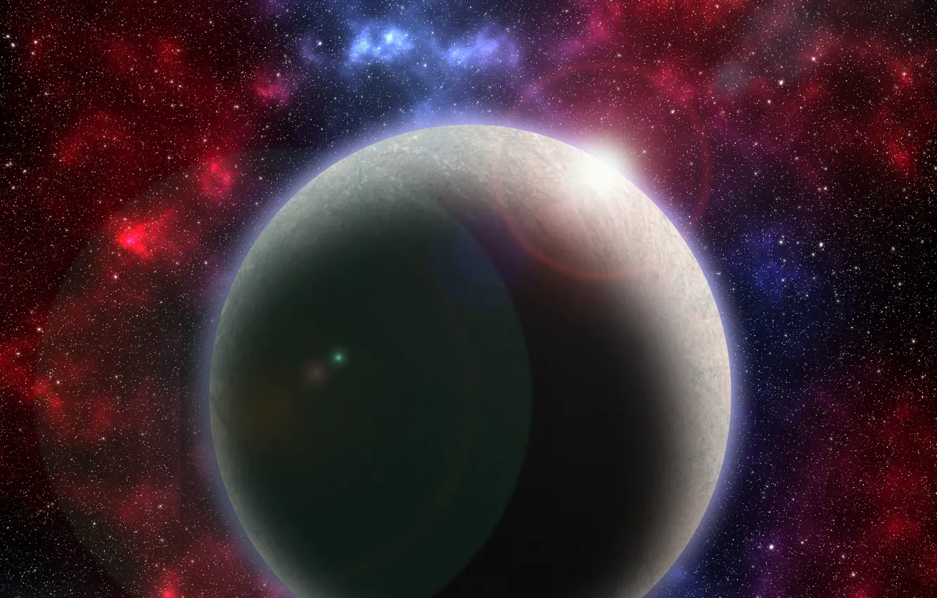 Photo wallpaper space, stars, planet, space, art, loco1981