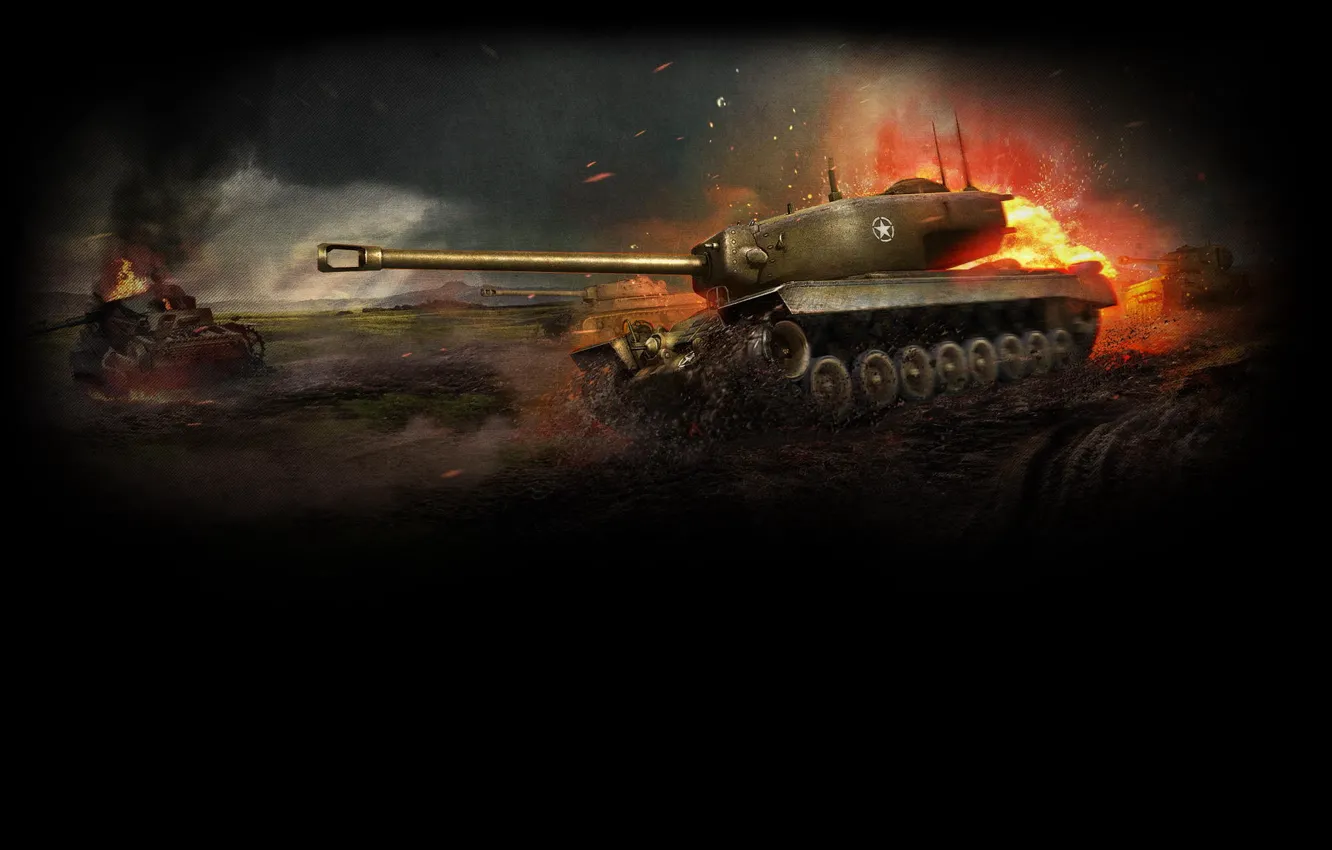Photo wallpaper tank, WoT, World of Tanks, T30