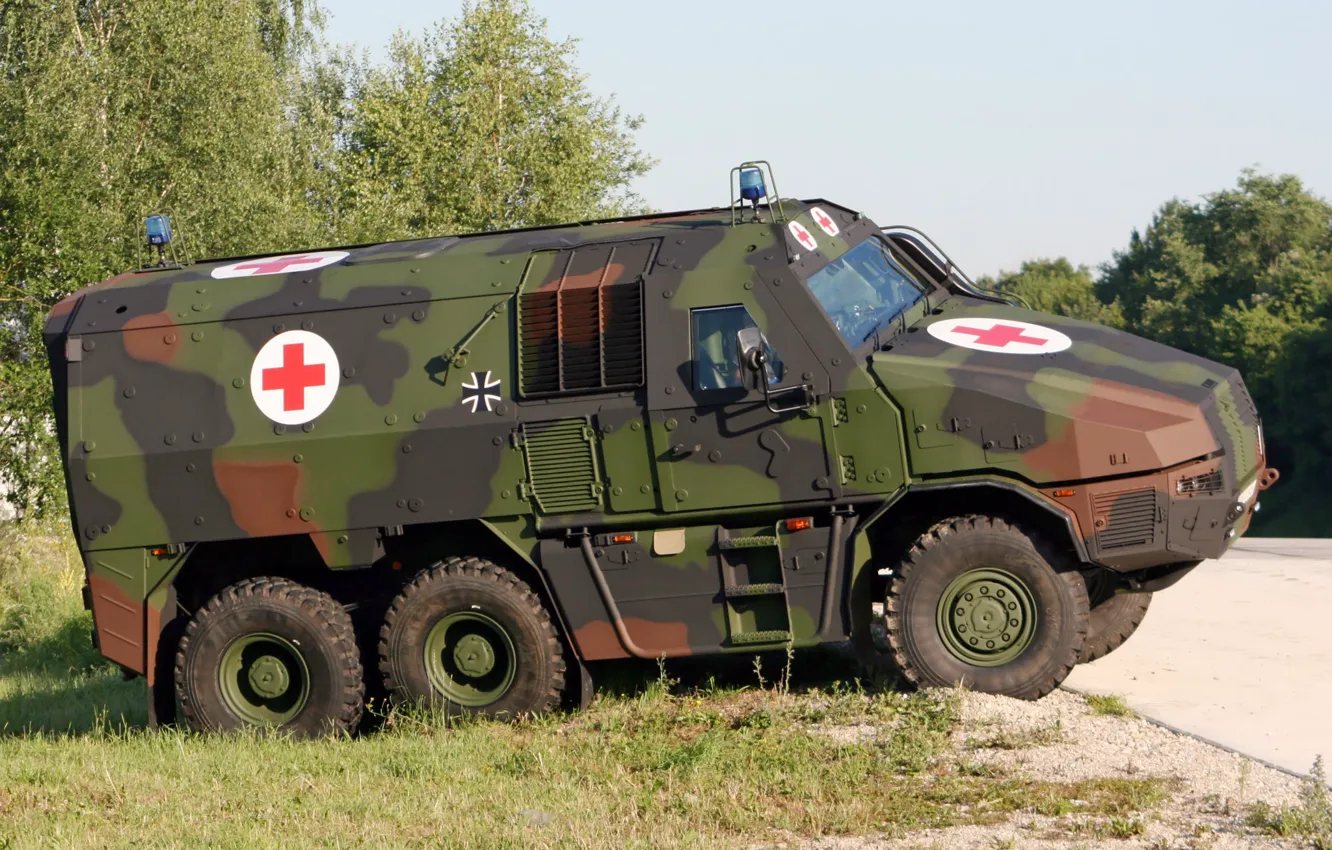 Photo wallpaper military, armored, stand, ambulance, military vehicle, armed forces, war materiel, support vehicle