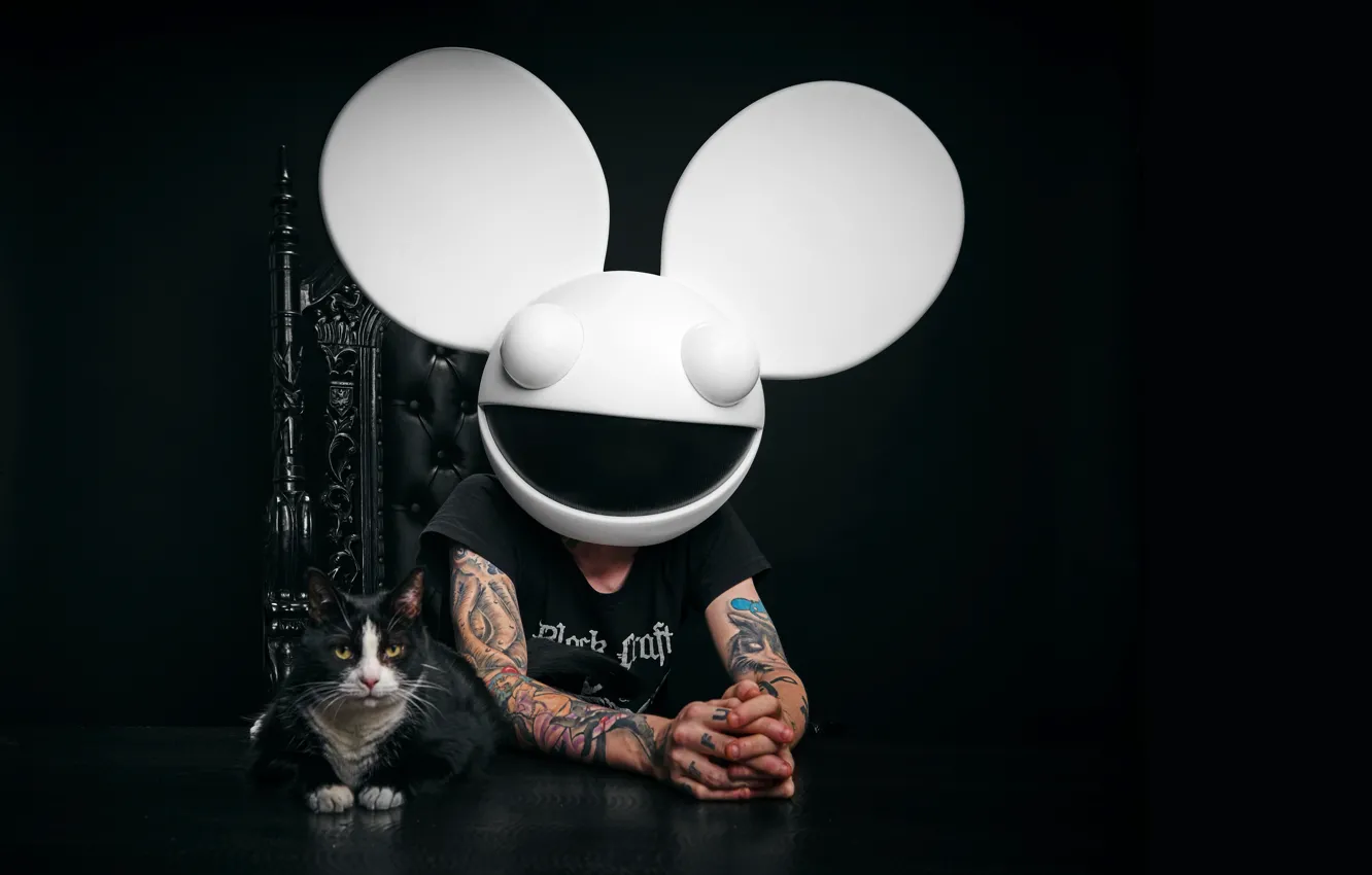 Photo wallpaper tattoo, DJ, Deadmau5, EDM, DJ