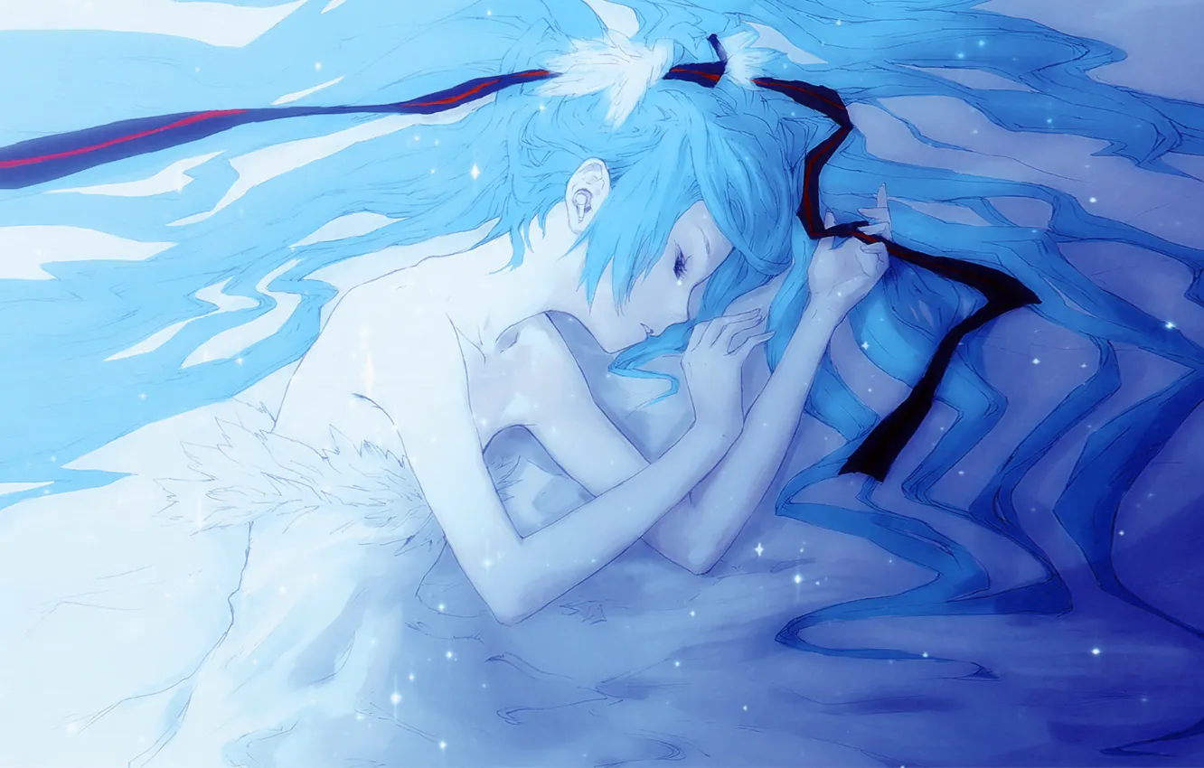 Photo wallpaper girl, vocaloid, miku