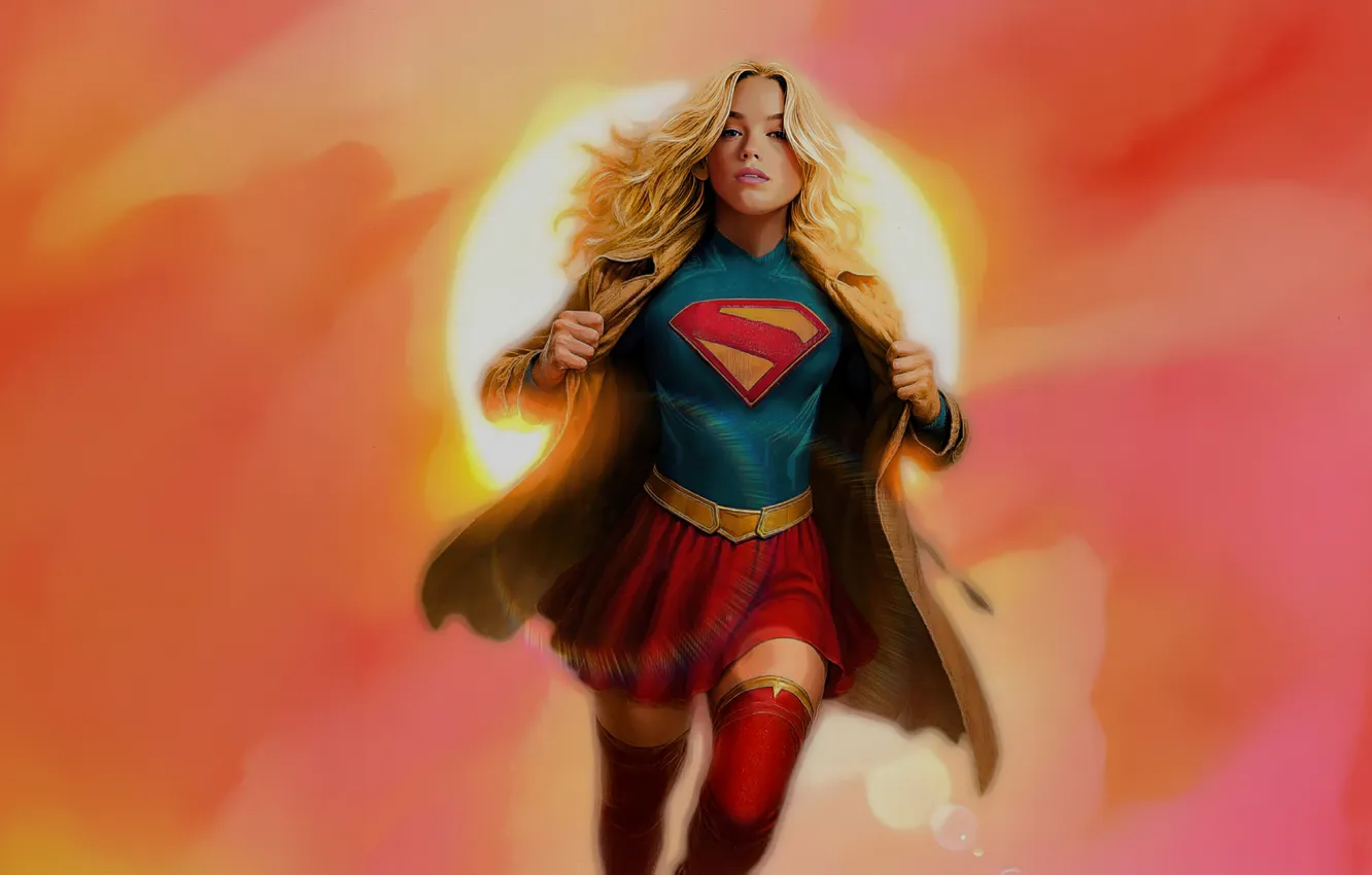 Photo wallpaper fanart, Supergirl, alcock, Milly
