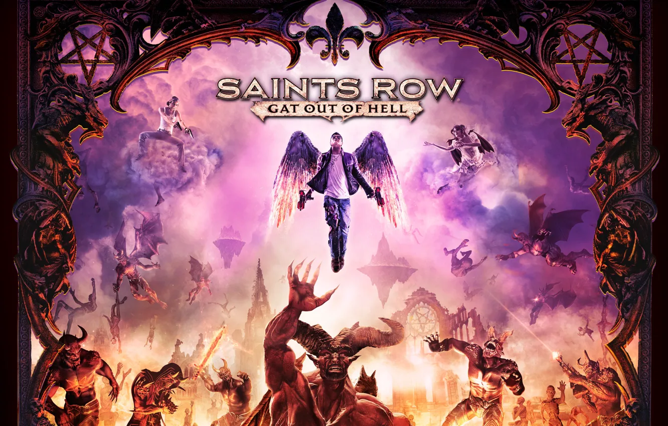 Photo wallpaper 2015, saints-row gat out of hell, saints-row