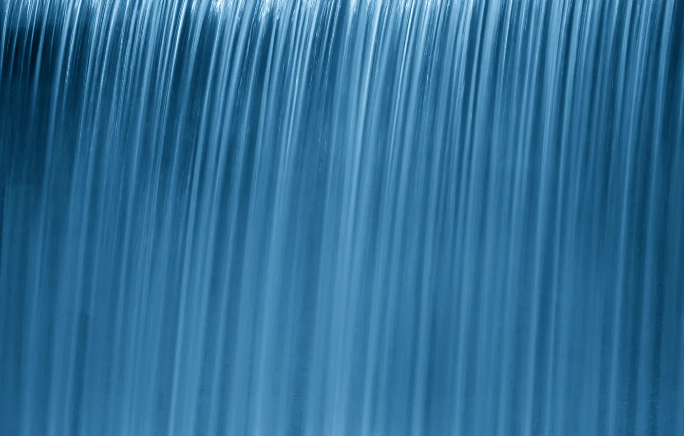 Photo wallpaper water, blue, jet