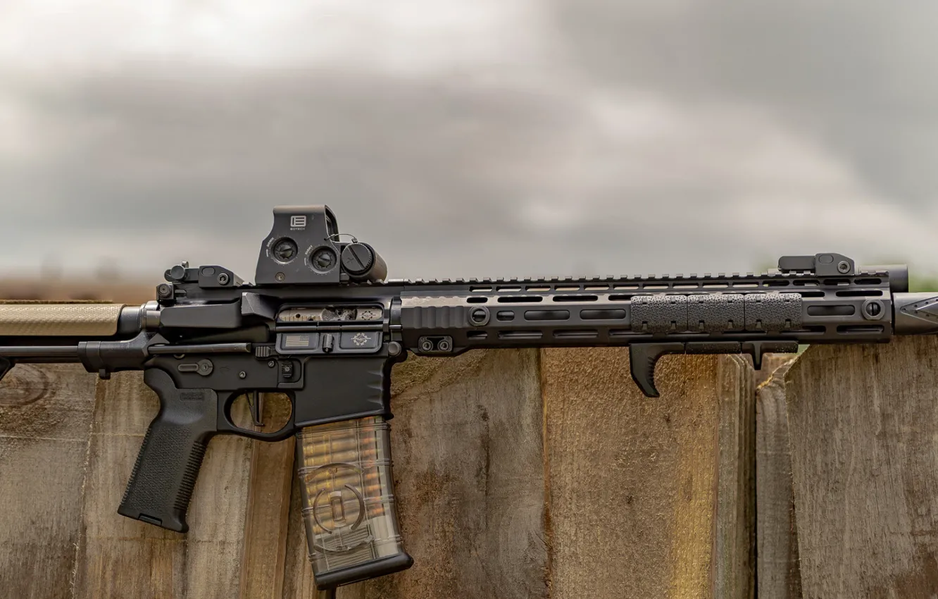 Photo wallpaper weapons, weapon, custom, assault rifle, AR-15, assault rifle, ar-15