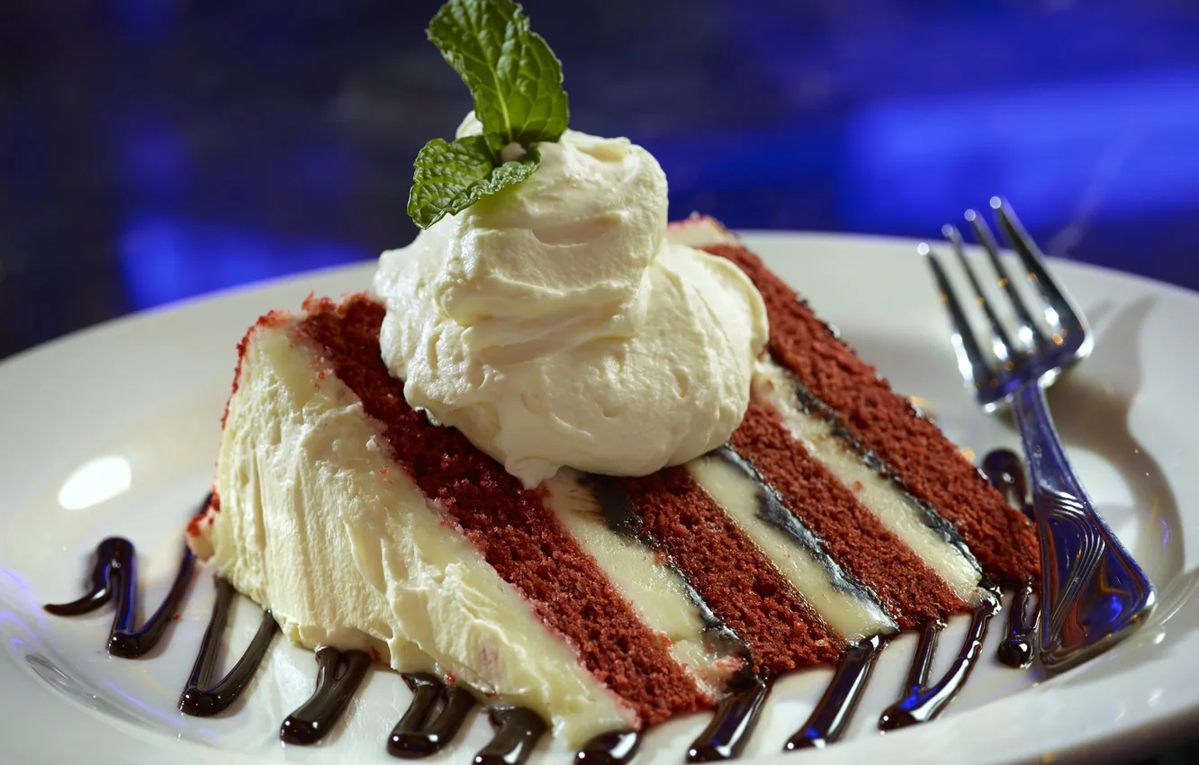 Photo wallpaper cake, cream, dessert