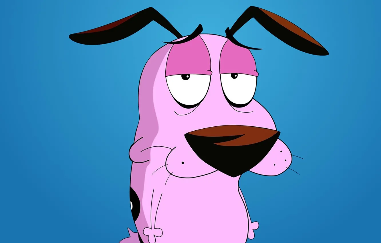 Photo wallpaper cartoon, Courage, Cowardly Dog