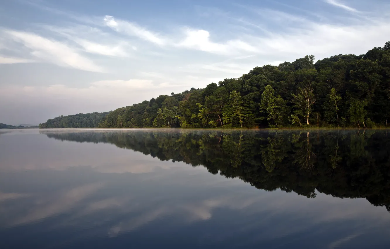 Photo wallpaper landscape, nature, Hoosier National Forest