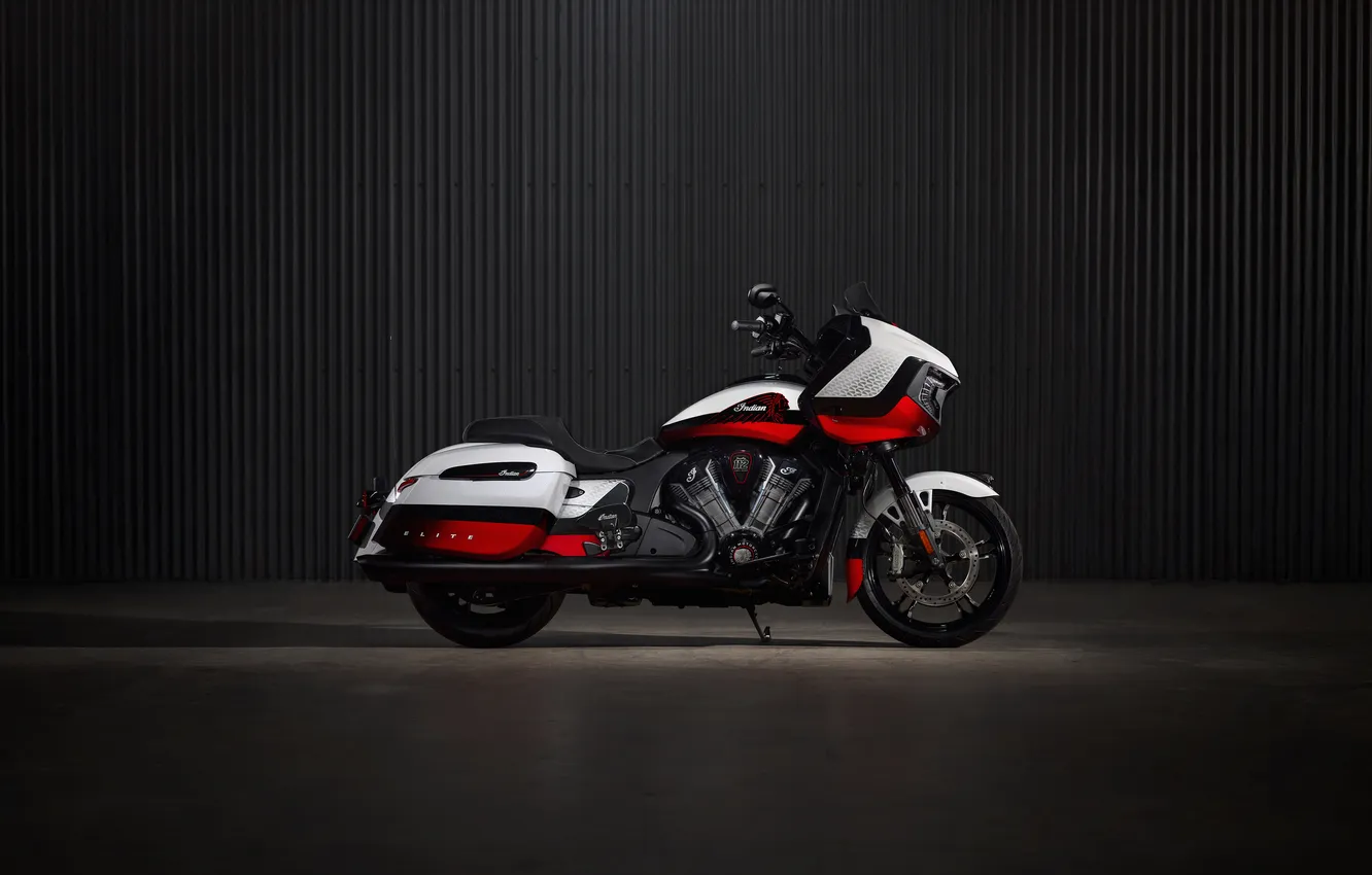Photo wallpaper Elite, bikes, dark background, Indian Chieftain, 2025, Cruiser motorcycle