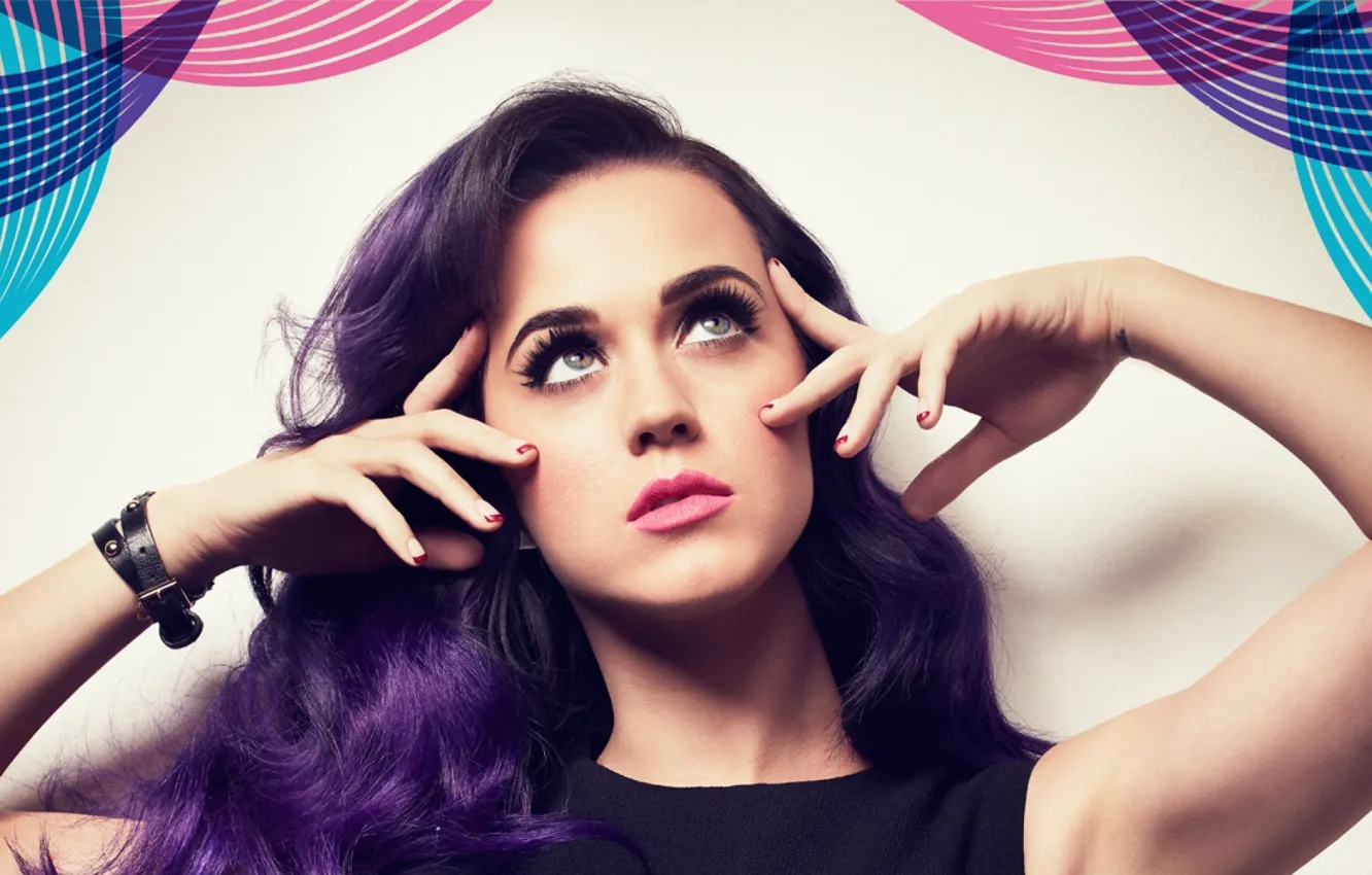 Photo wallpaper look, hair, hands, singer, celebrity, katy perry, Katy Perry