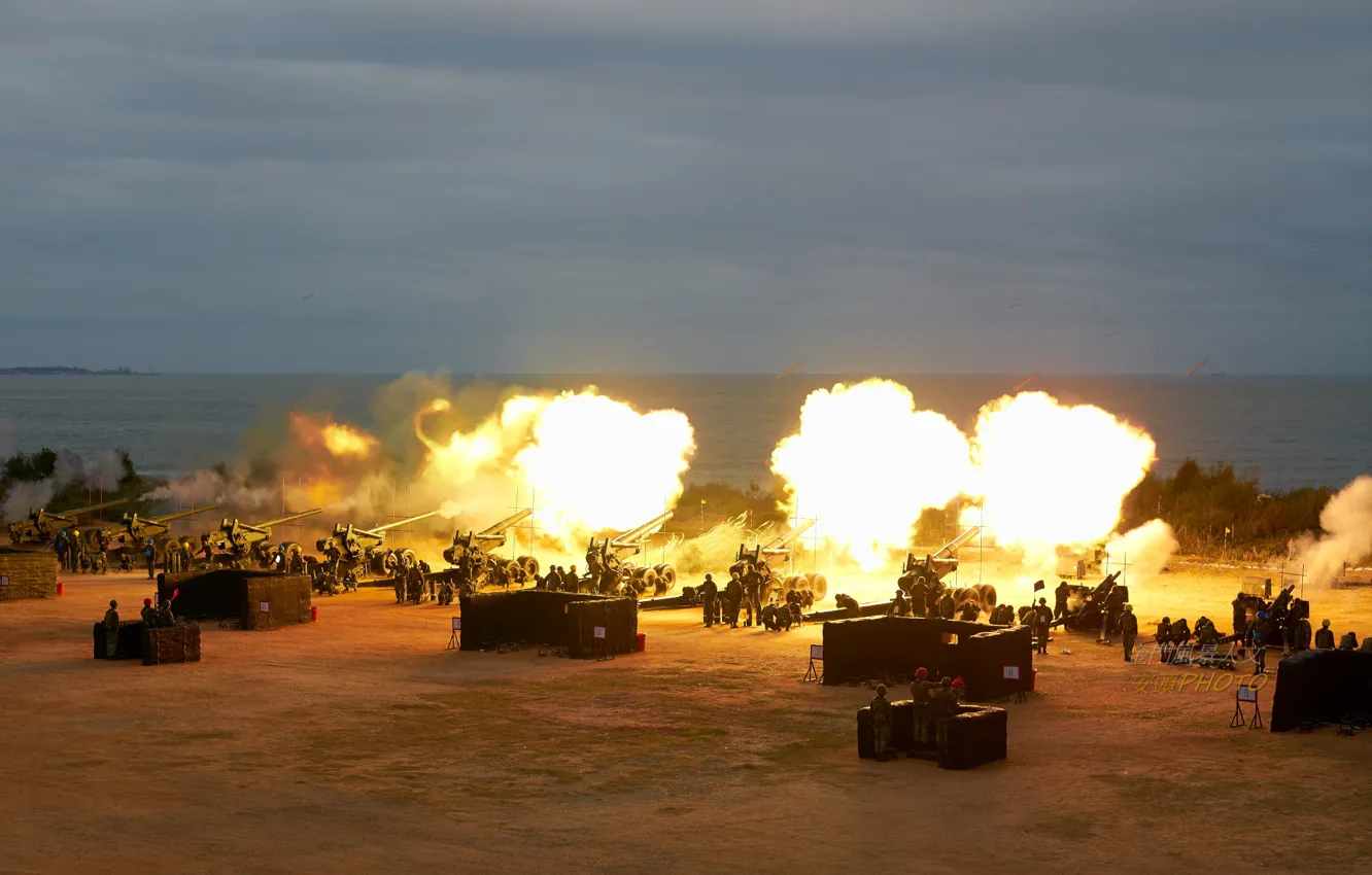 Photo wallpaper weapons, army, exercises