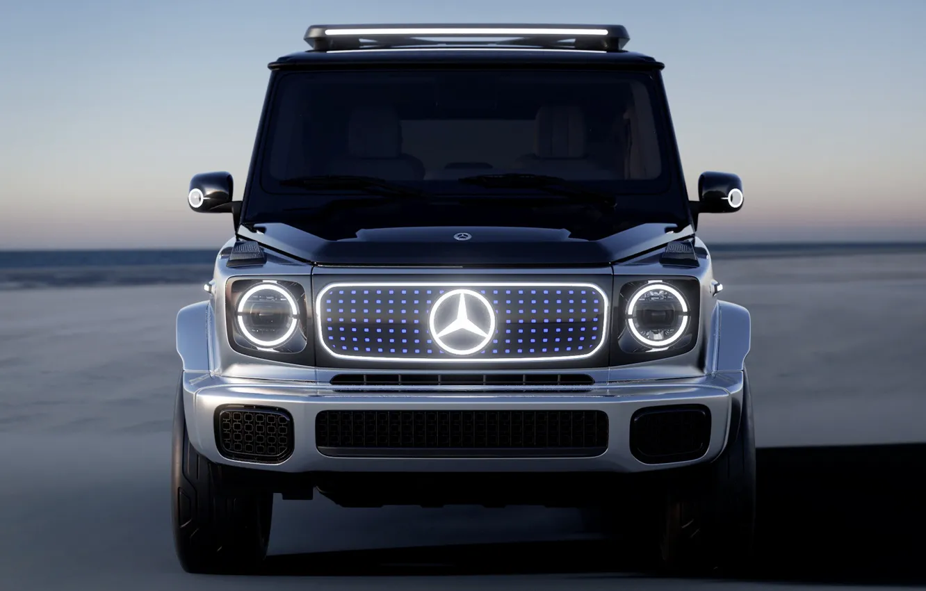 Photo wallpaper the concept, electric, Mercedes-Benz, 2021, G-class, Mercedes-Benz Concept EQG