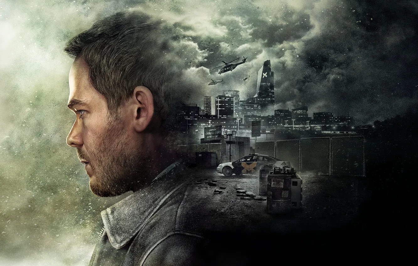 Photo wallpaper The city, Look, Machine, Actor, Microsoft Game Studios, Quantum Break, Shawn Ashmore, Remedy Entertainment