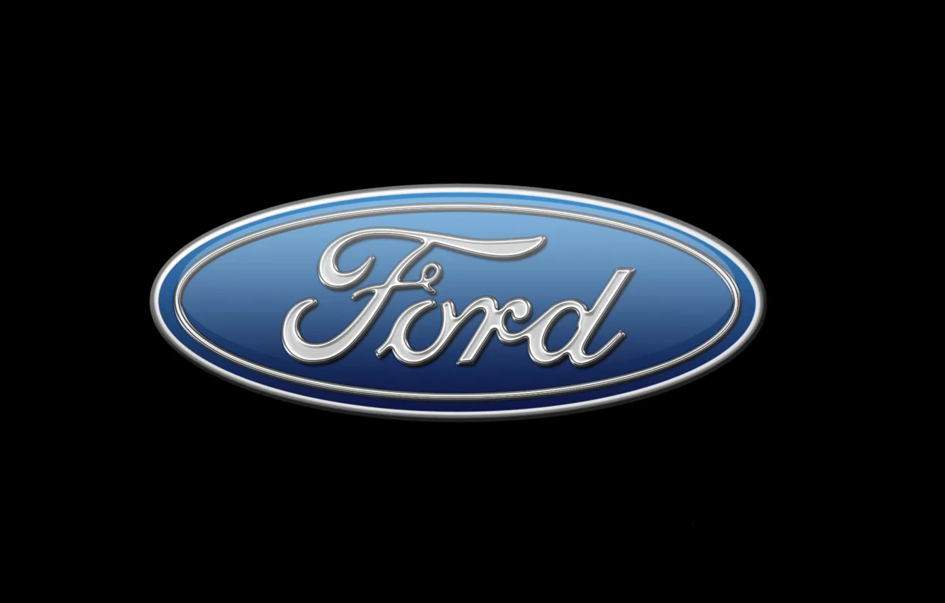 Photo wallpaper Ford, logo, emblem