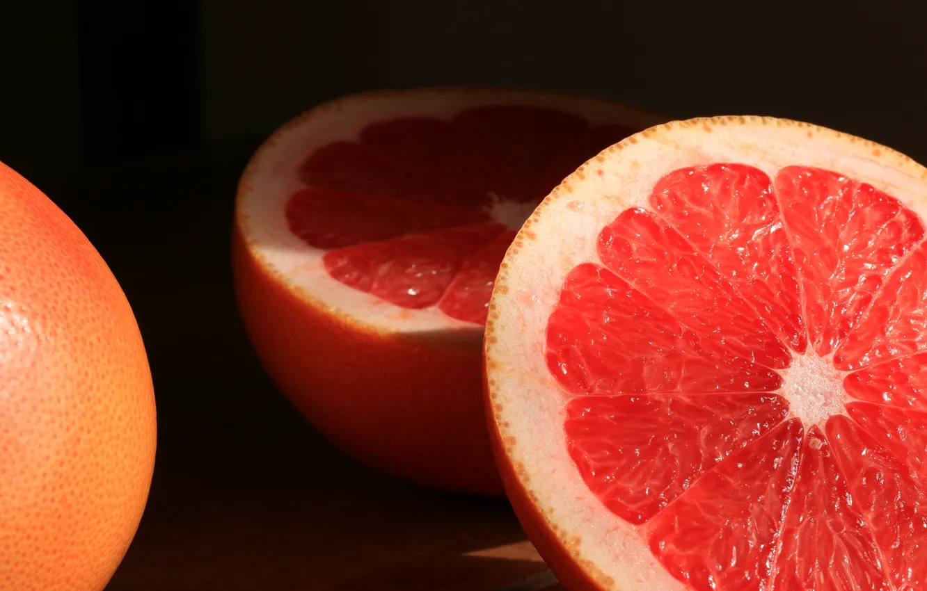 Photo wallpaper citrus, fruit, grapefruit