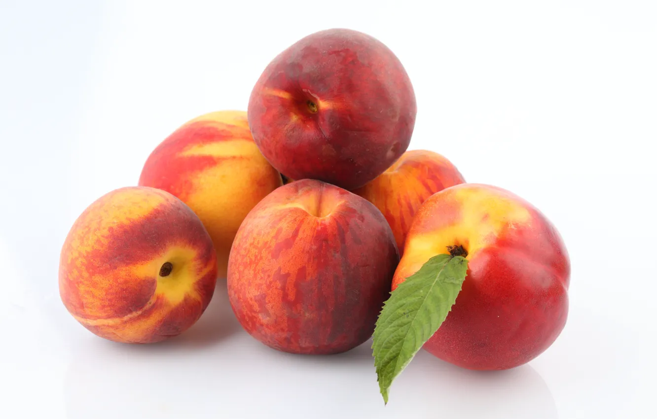 Photo wallpaper fruit, peaches, treat