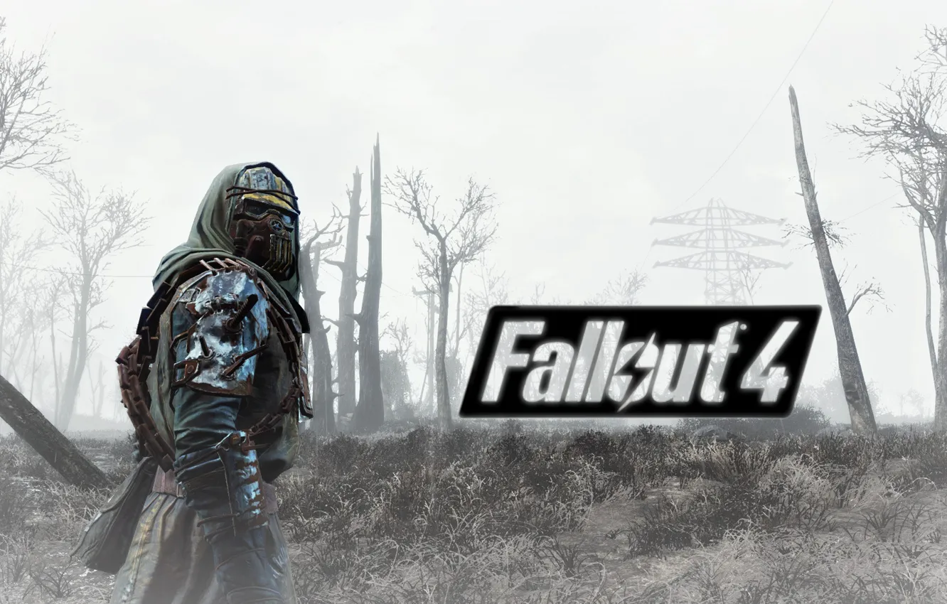 Photo wallpaper the game, games, Fallout 4, armor with spikes and mask, fallout 4, open world, open …