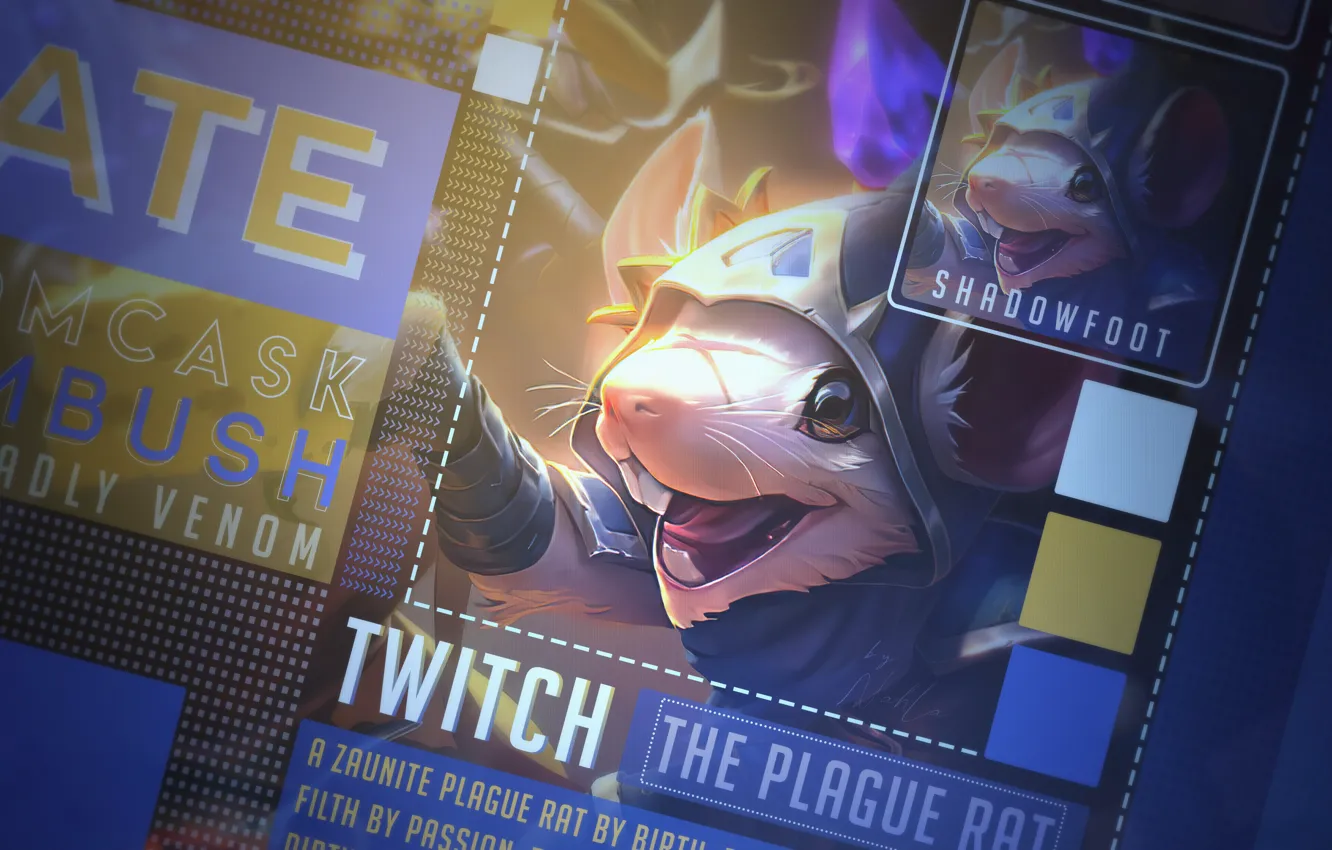 Photo wallpaper collage, mouse, League Of Legends, Twitch