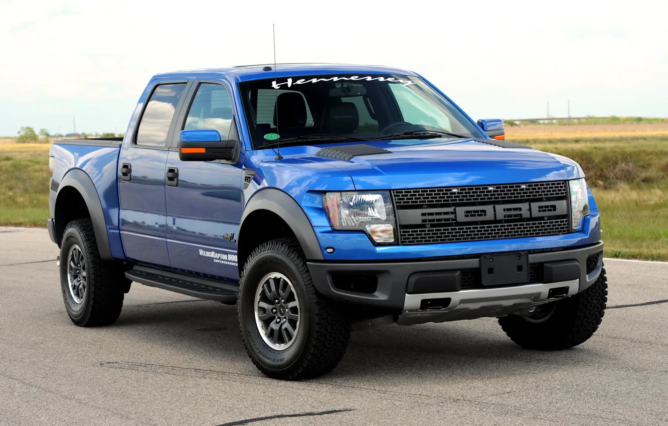 Photo wallpaper Ford, 2010, Ford, Raptor, pickup, Raptor, Hennessey