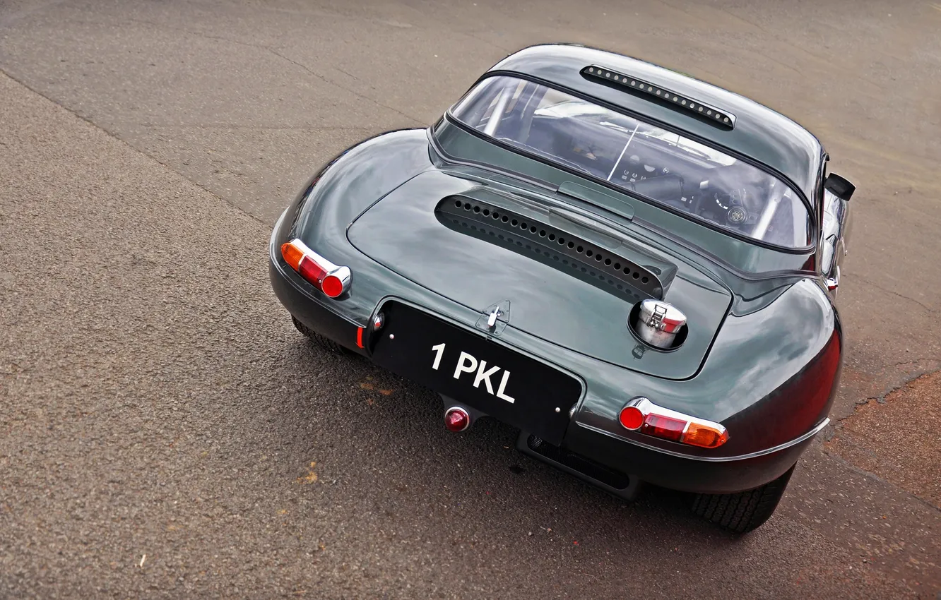 Photo wallpaper photo, Jaguar, Classic, classic, cars, auto, the view from the back, wallpapers auto