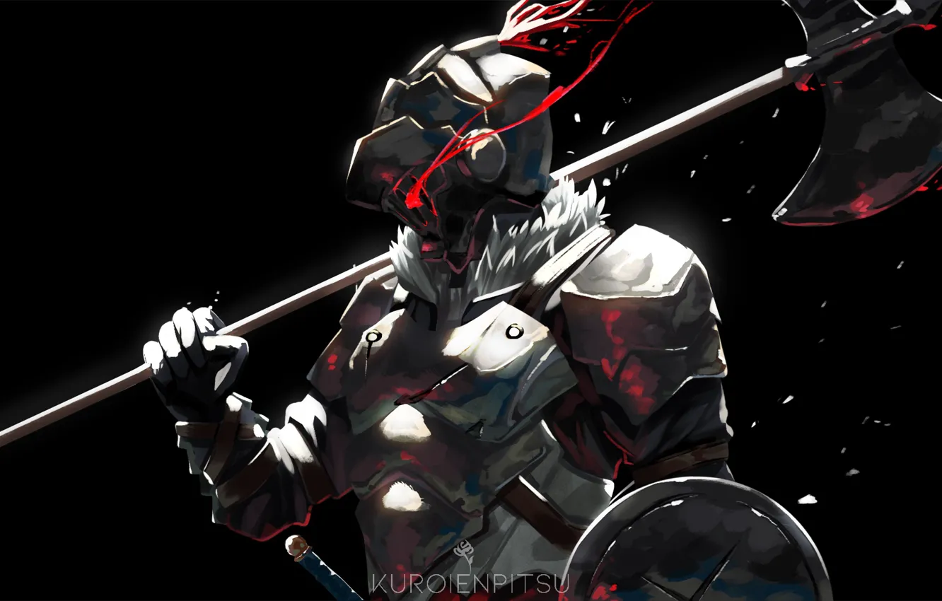 Photo wallpaper armor, helmet, knight, Goblin Slayer