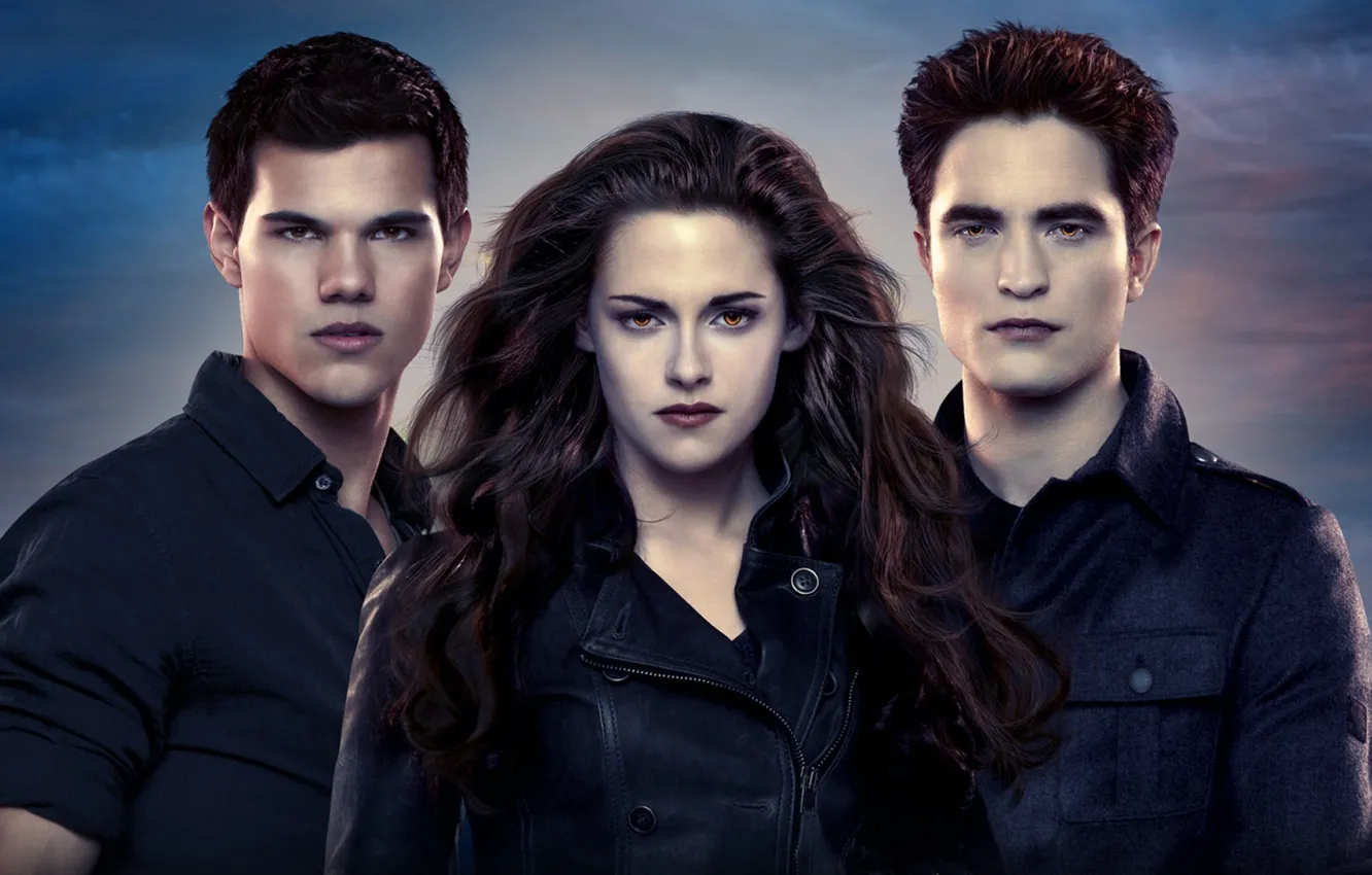 Photo wallpaper vampire, werewolf, Edward Cullen, Bella Swan, Jacob, The Twilight Saga Dawn, The Twilight Saga Breaking …
