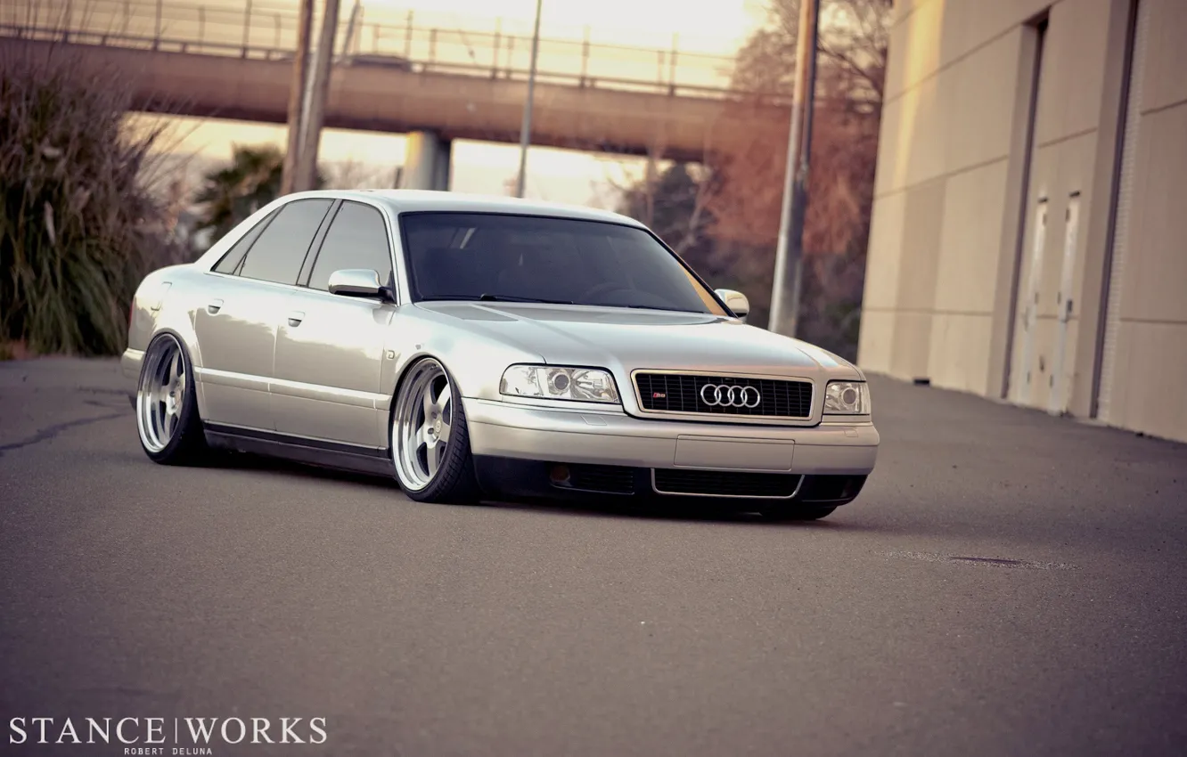 Photo wallpaper Audi, Audi, tuning, tuning, low, stance works