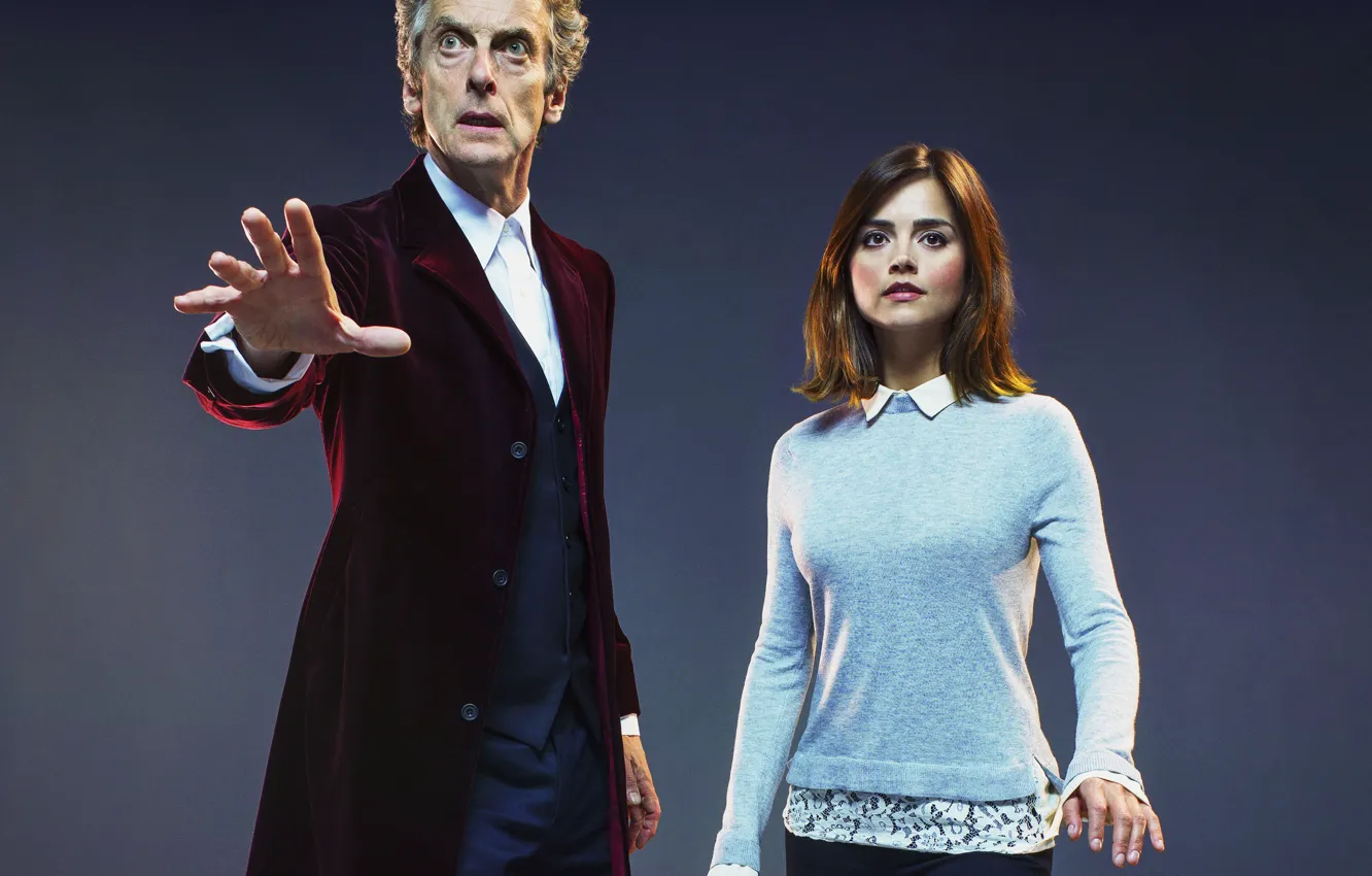 Photo wallpaper look, girl, background, hands, actress, actor, male, Doctor Who