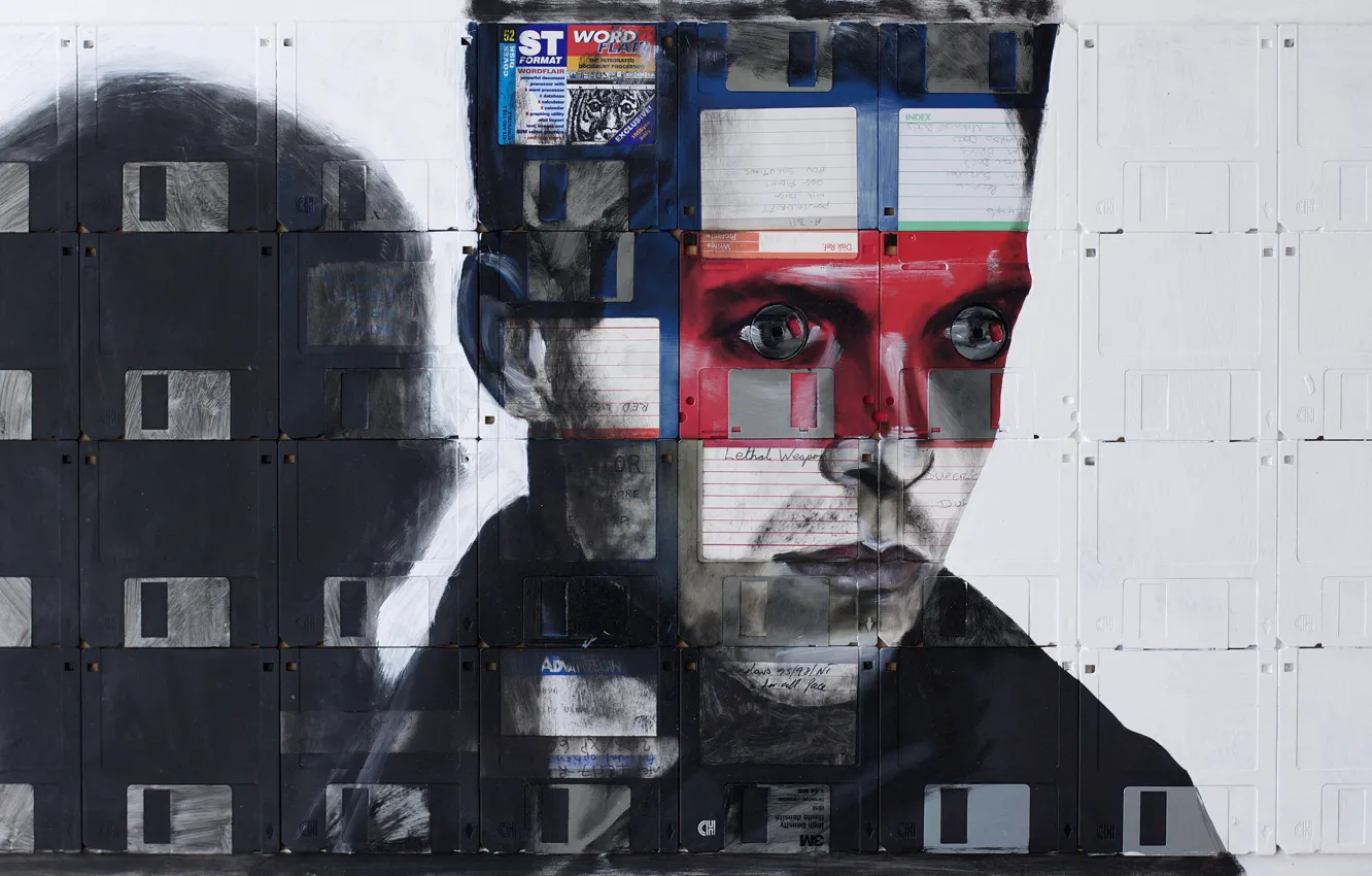 Photo wallpaper shadow, Nick Gentry, RED EYE2