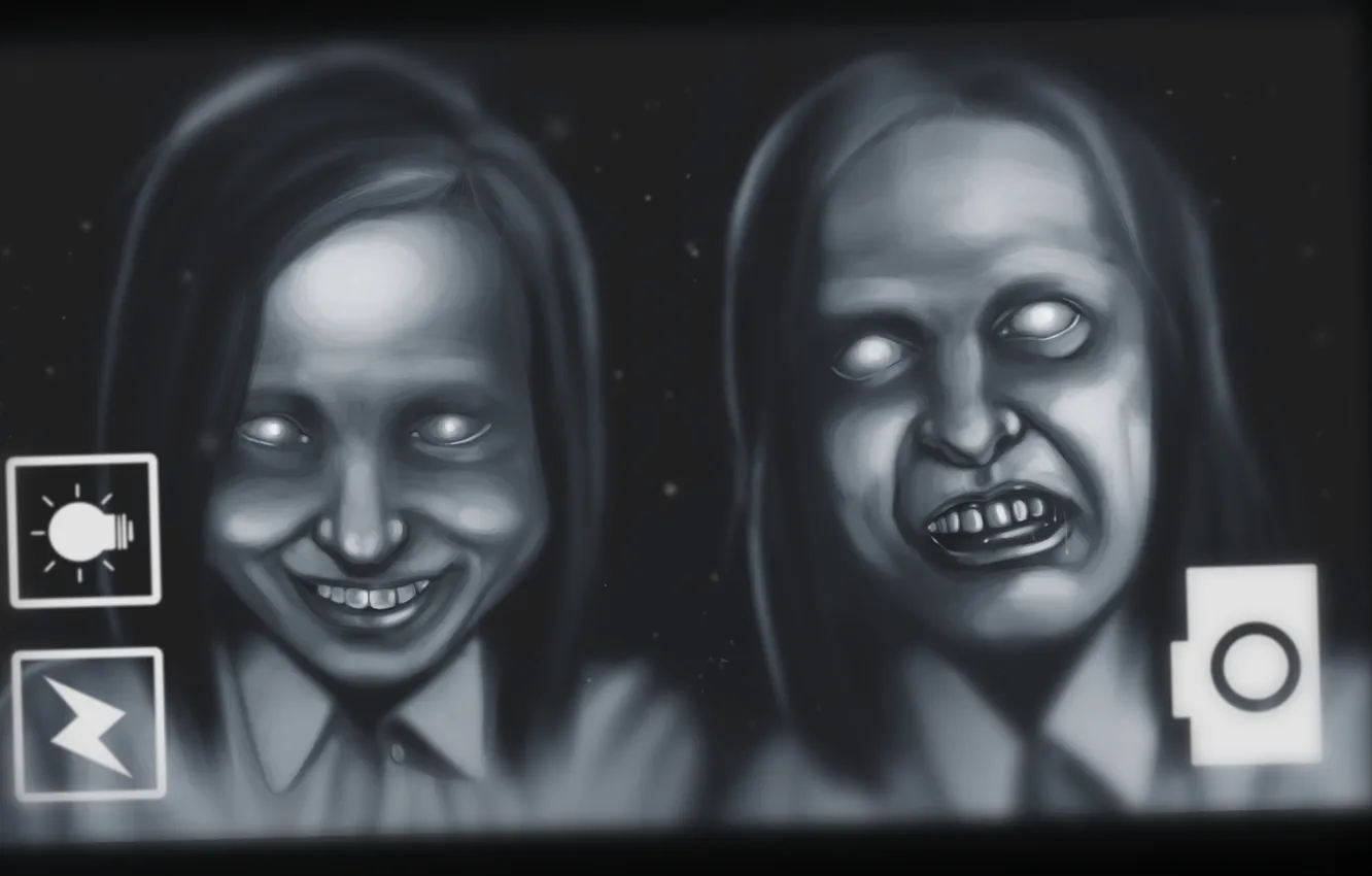 Photo wallpaper girl, face, horror, fan art, DreadOut, Ksushow