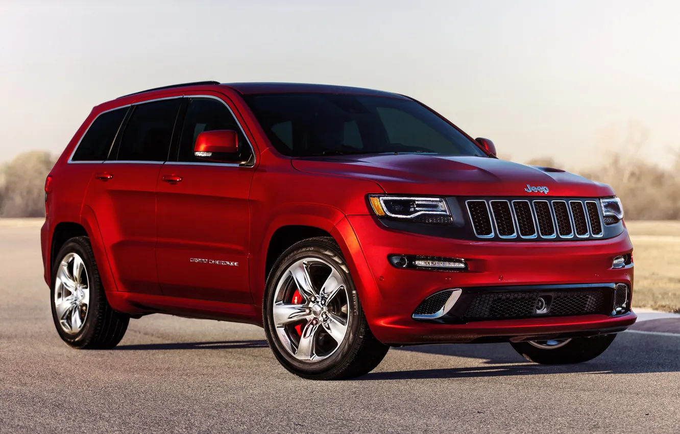 Photo wallpaper track, jeep, SUV, beautiful, SRT, Jeep, Grand Cherokee