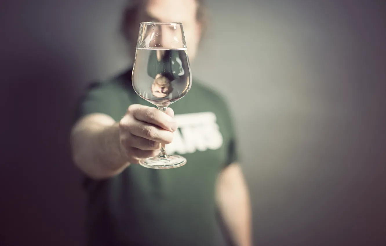 Photo wallpaper wine, glass, people