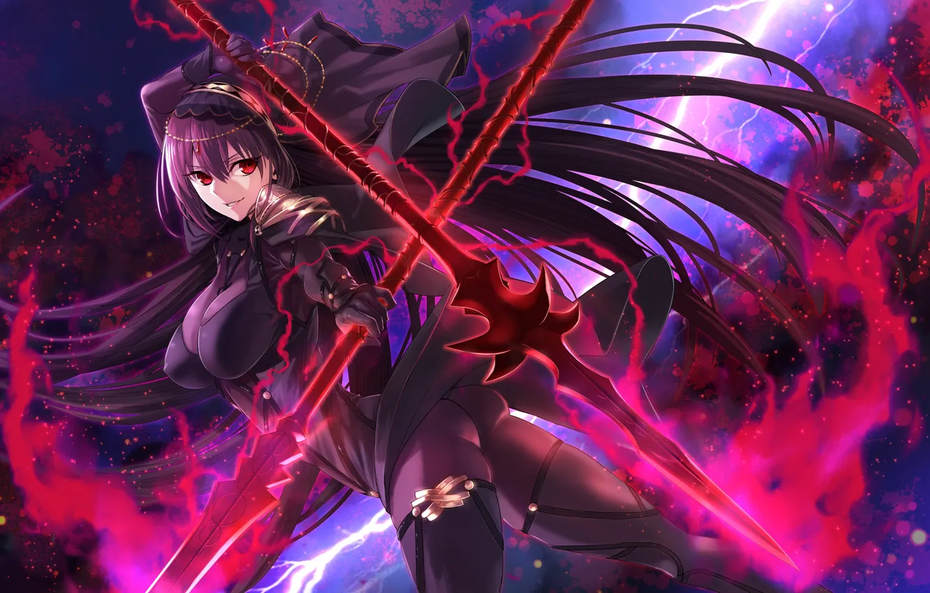 Photo wallpaper girl, weapons, anime, Fate / Grand Order
